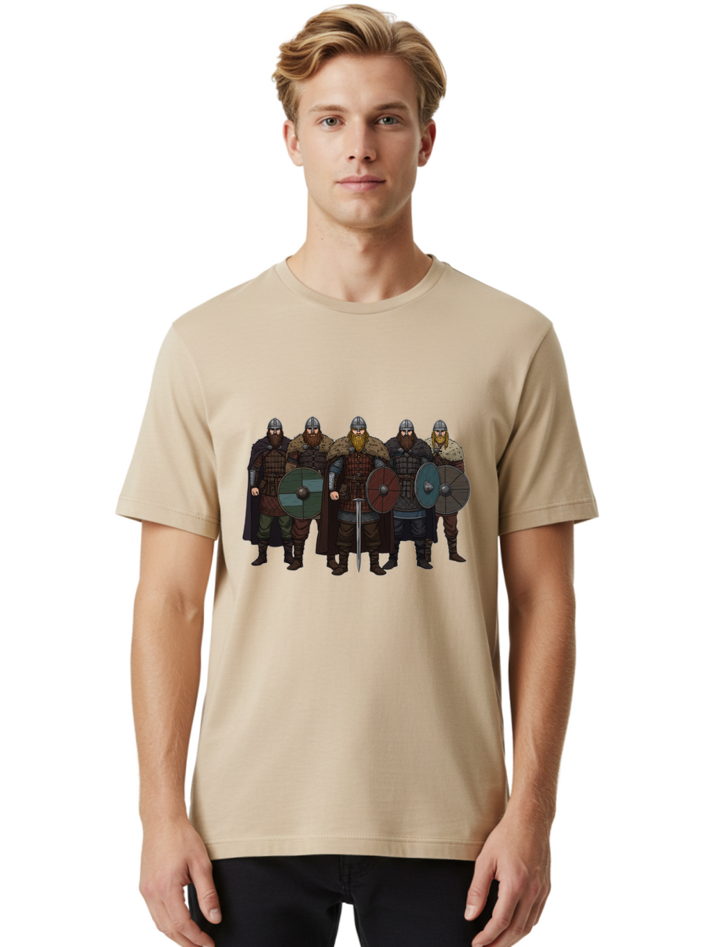 Viking-Warriors Men'S Graphic Tee, 100% Cotton, Comfortable Casual Summer Wear, Machine Washable, Vintage Camera, Old Camera, Antique Camera, Black Camera, Classic Photography, Photography Equipment, Nostalgic Device, Film Camera, Camera Art Bah338
