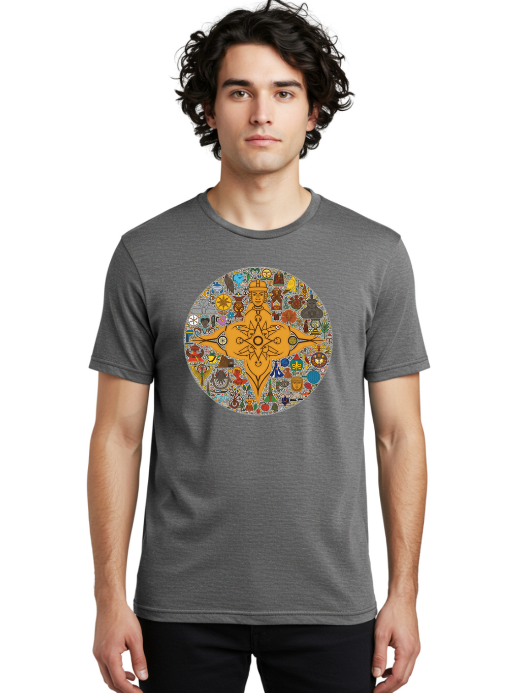 Vitruvian-Man Men'S Graphic Tee, 100% Cotton, Comfortable Casual Summer Wear, Machine Washable, Vintage Camera, Old Camera, Antique Camera, Black Camera, Classic Photography, Photography Equipment, Nostalgic Device, Film Camera, Camera Art Bah350
