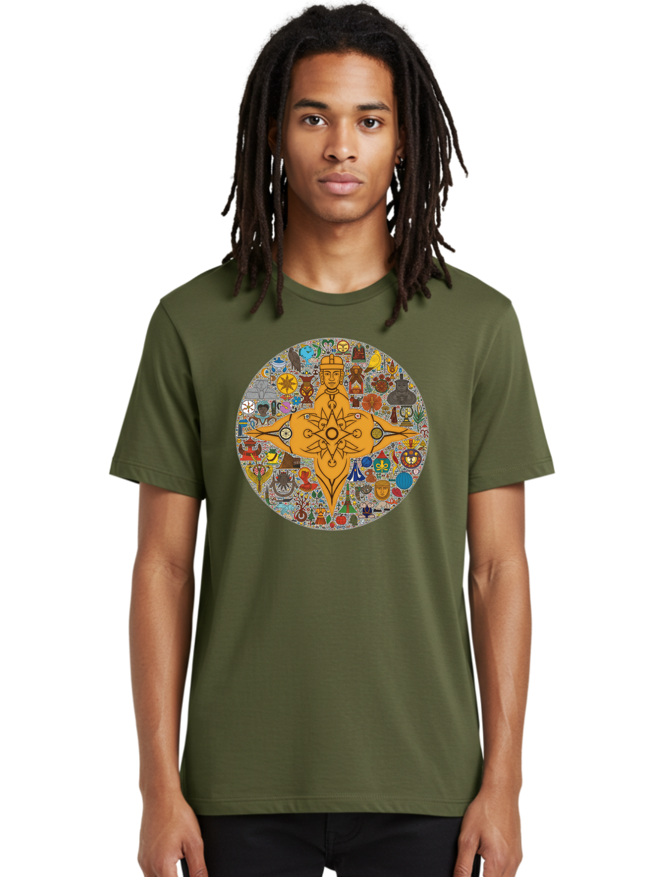 Vitruvian-Man Men'S Graphic Tee, 100% Cotton, Comfortable Casual Summer Wear, Machine Washable, Vintage Camera, Old Camera, Antique Camera, Black Camera, Classic Photography, Photography Equipment, Nostalgic Device, Film Camera, Camera Art Bah350