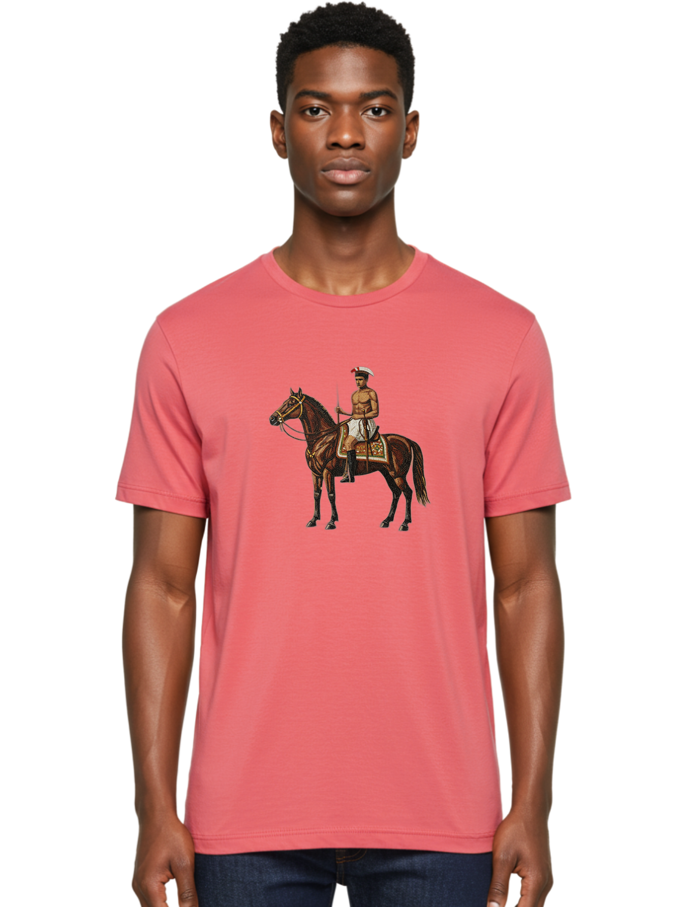 Warrior-On-Horse Men'S Graphic Tee, 100% Cotton, Comfortable Casual Summer Wear, Machine Washable, Vintage Camera, Old Camera, Antique Camera, Black Camera, Classic Photography, Photography Equipment, Nostalgic Device, Film Camera, Camera Art Bah355