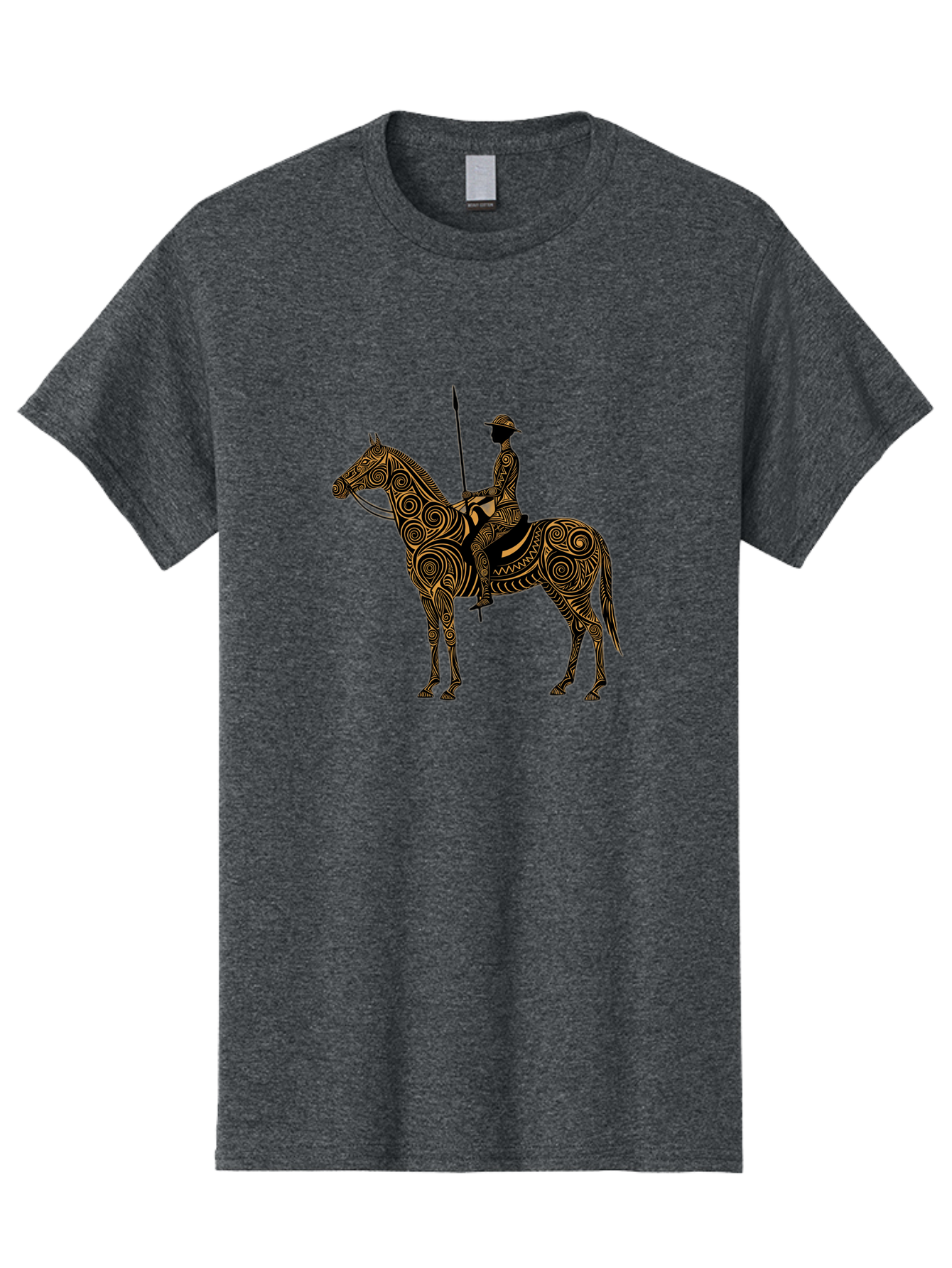 Warrior-On-Horseback Men'S Graphic Tee, 100% Cotton, Comfortable Casual Summer Wear, Machine Washable, Vintage Camera, Old Camera, Antique Camera, Black Camera, Classic Photography, Photography Equipment, Nostalgic Device, Film Camera, Bah356