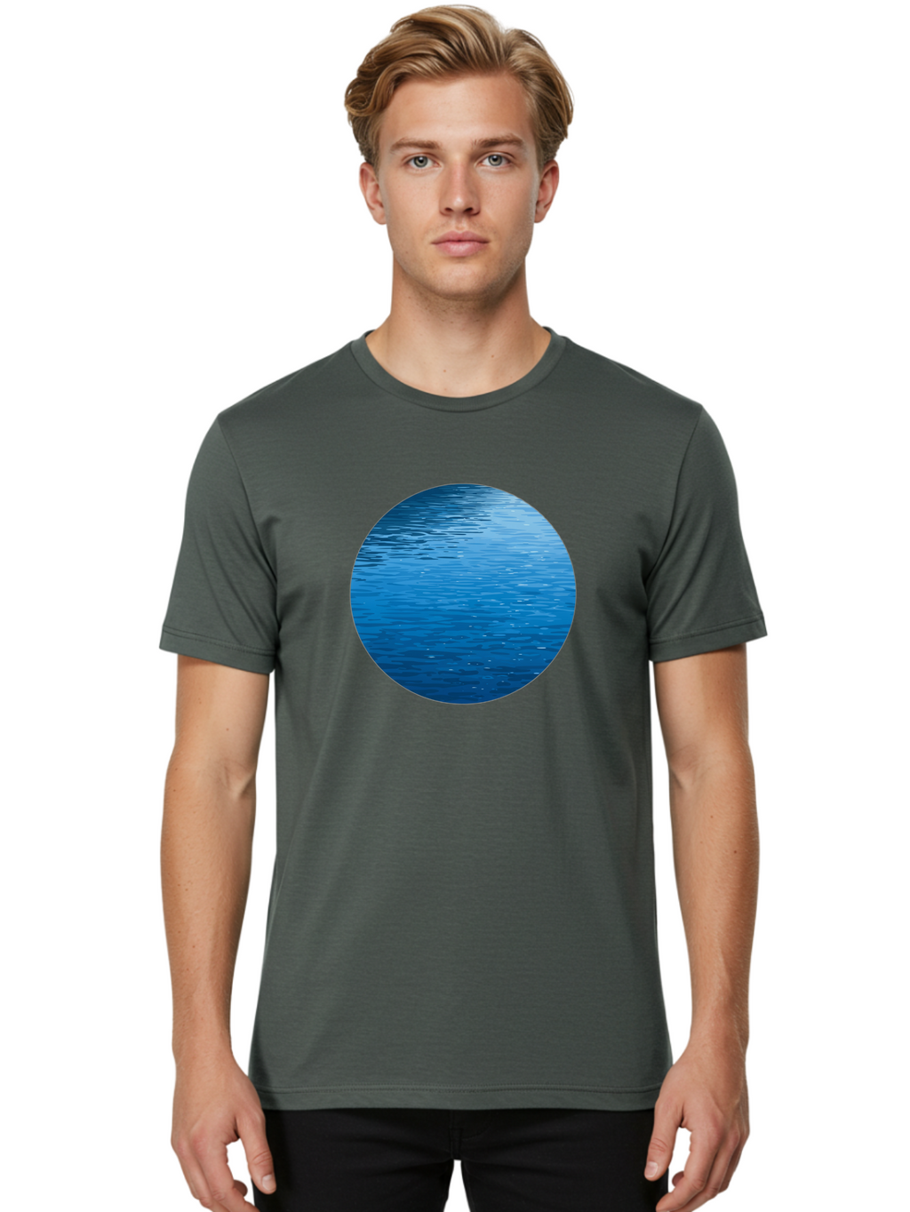 Water-Circle Men'S Graphic Tee, 100% Cotton, Comfortable Casual Summer Wear, Machine Washable, Vintage Camera, Old Camera, Antique Camera, Black Camera, Classic Photography, Photography Equipment, Nostalgic Device, Film Camera, Camera Art Bah359