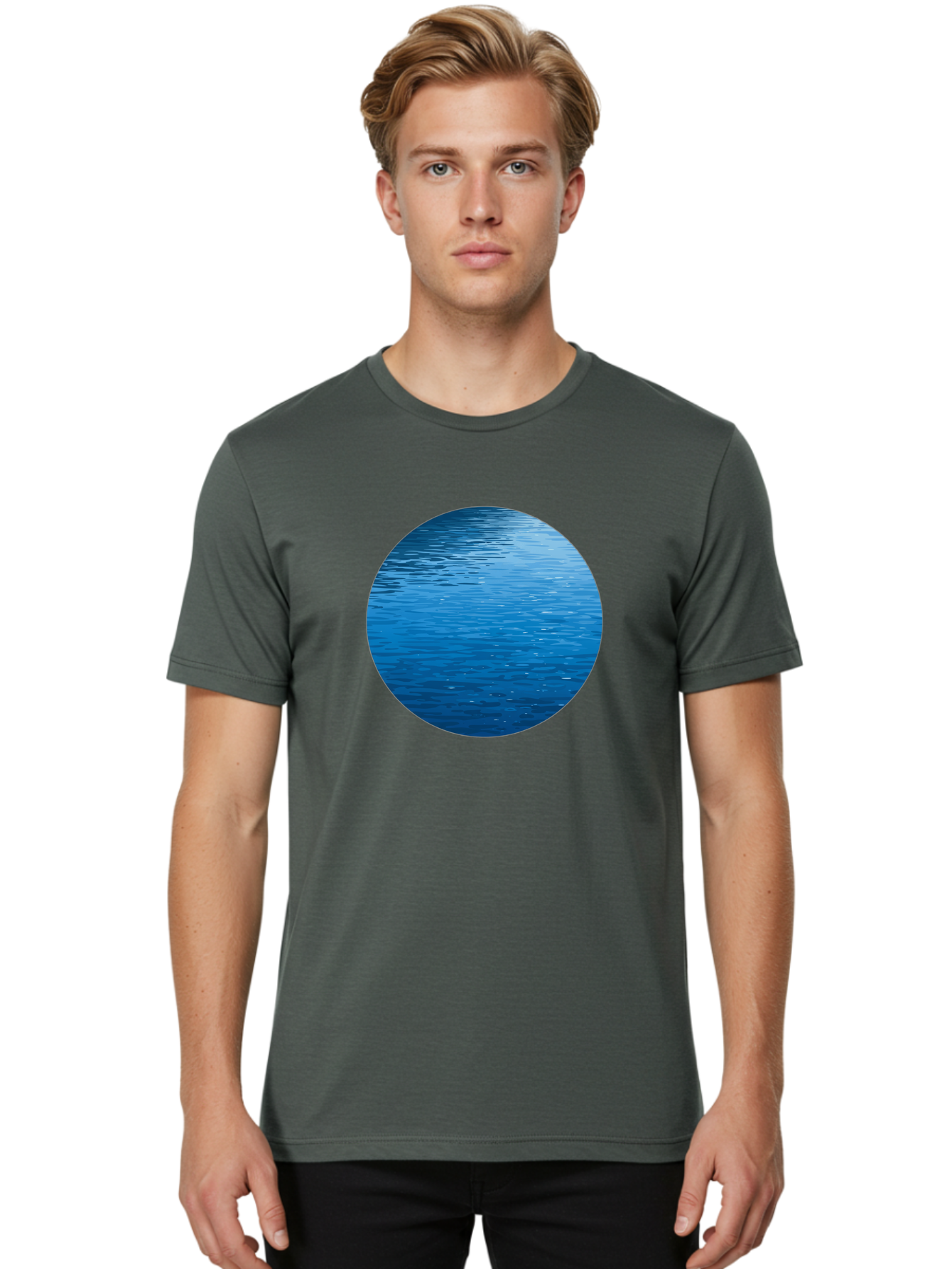 Water-Circle Men'S Graphic Tee, 100% Cotton, Comfortable Casual Summer Wear, Machine Washable, Vintage Camera, Old Camera, Antique Camera, Black Camera, Classic Photography, Photography Equipment, Nostalgic Device, Film Camera, Camera Art Bah359