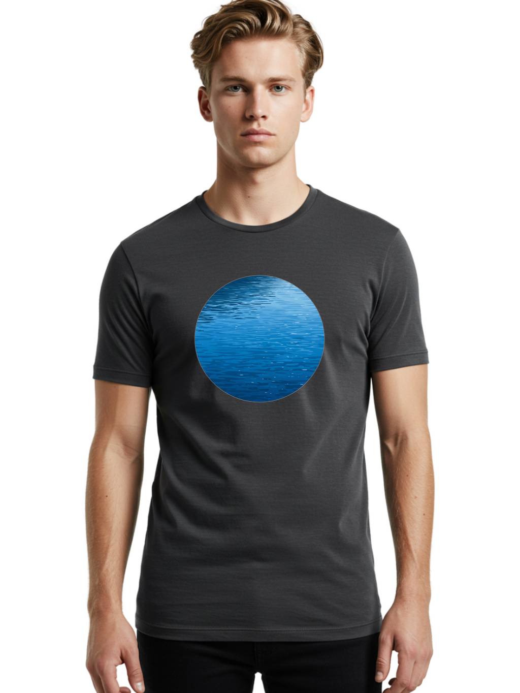 Water-Circle Men'S Graphic Tee, 100% Cotton, Comfortable Casual Summer Wear, Machine Washable, Vintage Camera, Old Camera, Antique Camera, Black Camera, Classic Photography, Photography Equipment, Nostalgic Device, Film Camera, Camera Art Bah359