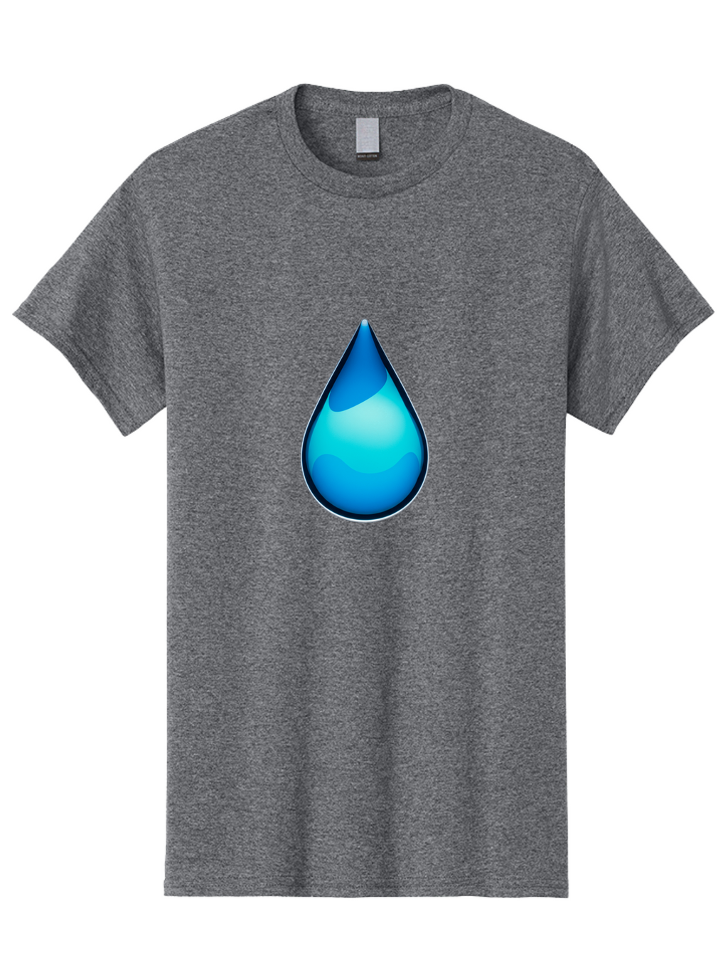 Water-Droplet-1 Men'S Graphic Tee, 100% Cotton, Comfortable Casual Summer Wear, Machine Washable, Vintage Camera, Old Camera, Antique Camera, Black Camera, Classic Photography, Photography Equipment, Nostalgic Device, Film Camera, Camera Art Bah360
