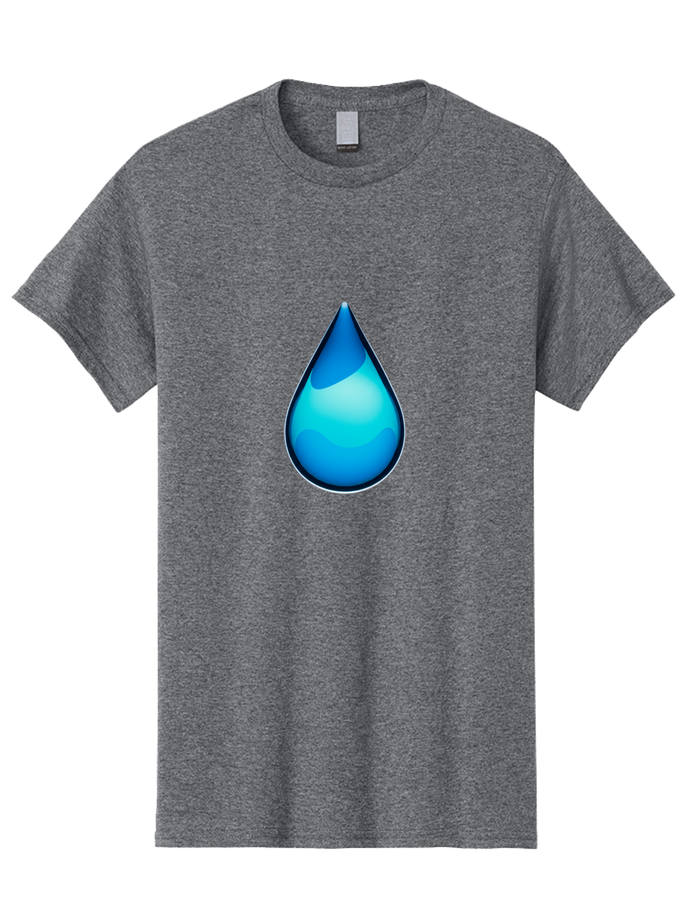 Water-Droplet-1 Men'S Graphic Tee, 100% Cotton, Comfortable Casual Summer Wear, Machine Washable, Vintage Camera, Old Camera, Antique Camera, Black Camera, Classic Photography, Photography Equipment, Nostalgic Device, Film Camera, Camera Art Bah360
