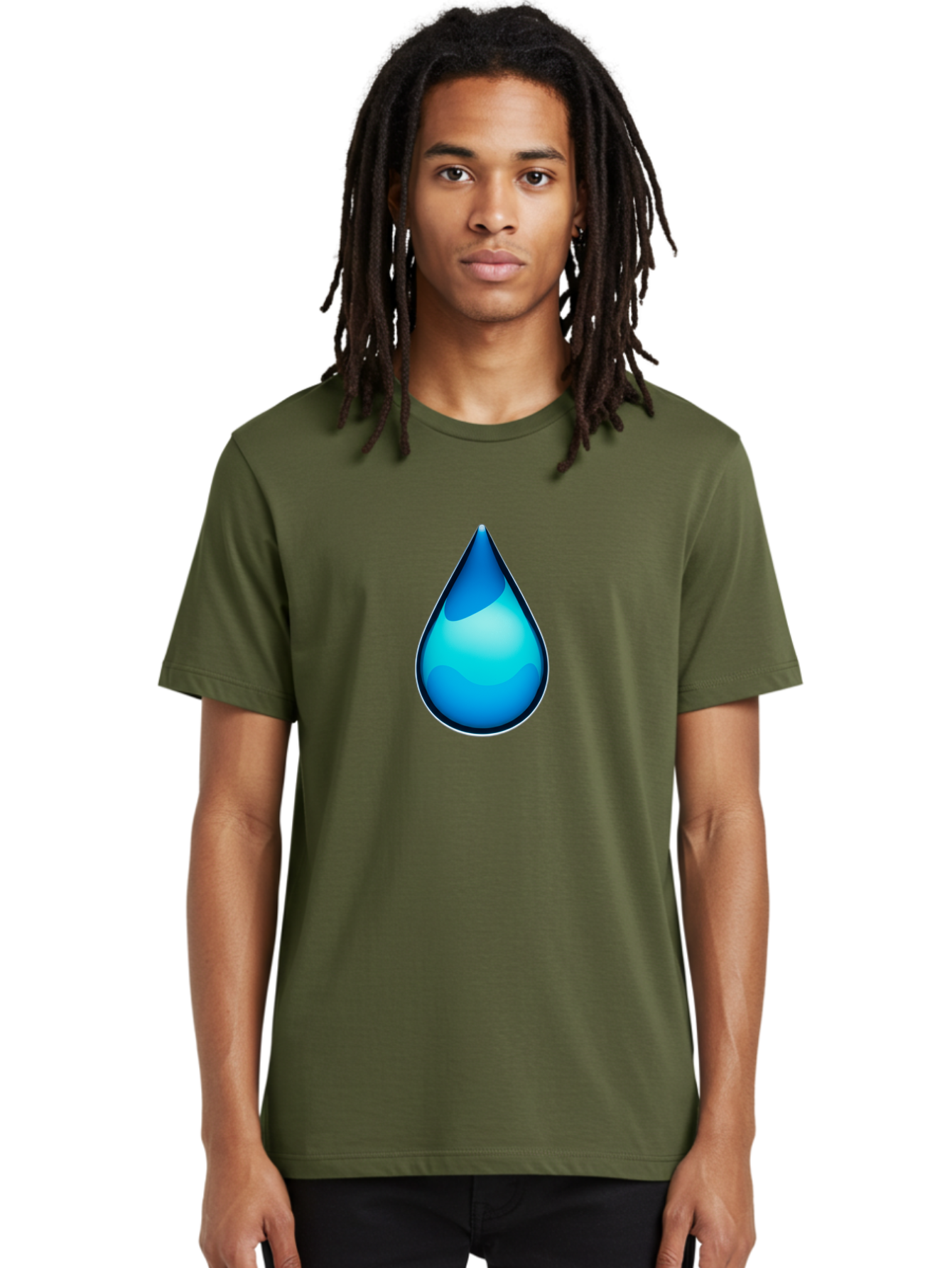 Water-Droplet-1 Men'S Graphic Tee, 100% Cotton, Comfortable Casual Summer Wear, Machine Washable, Vintage Camera, Old Camera, Antique Camera, Black Camera, Classic Photography, Photography Equipment, Nostalgic Device, Film Camera, Camera Art Bah360