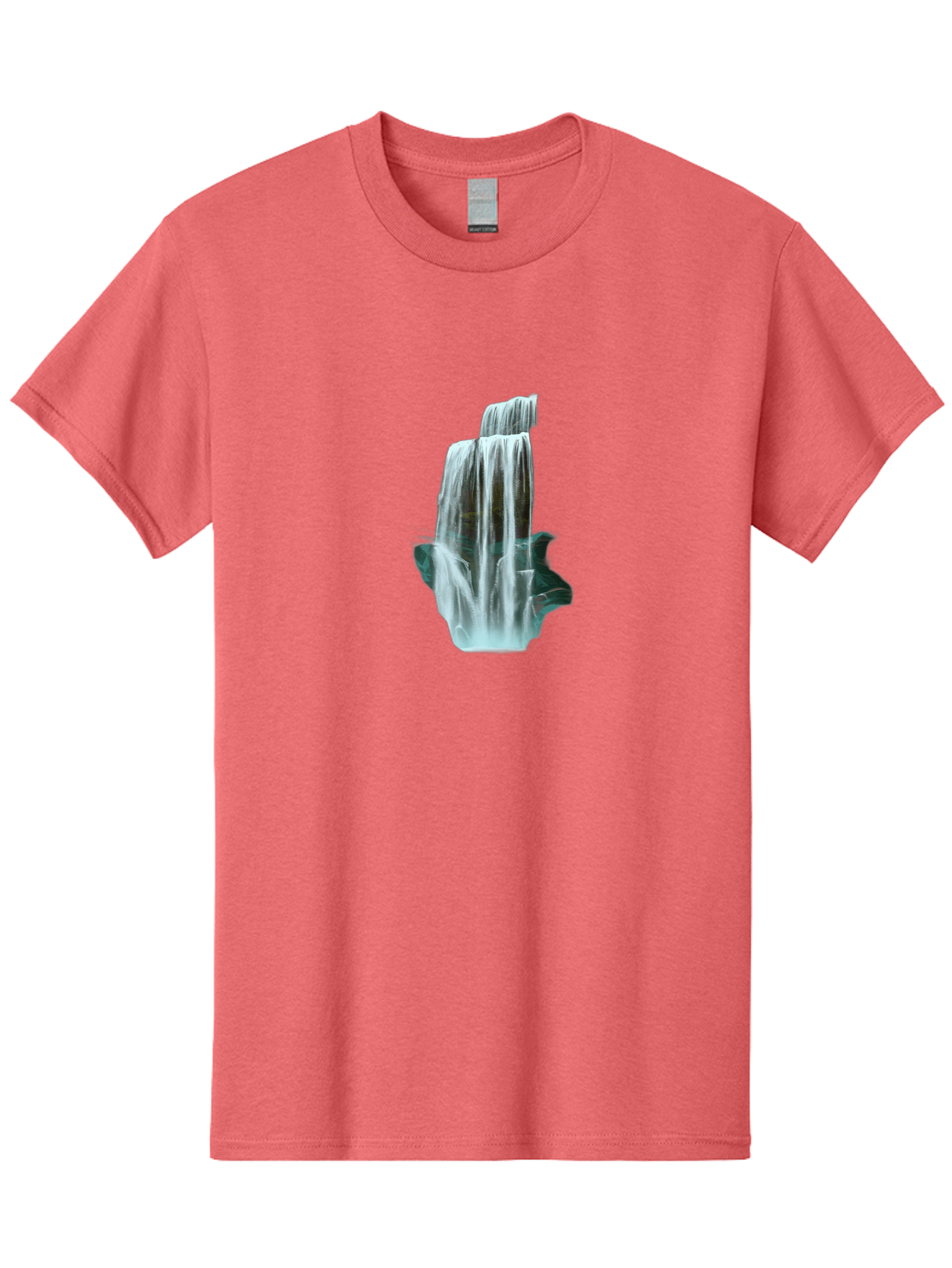 Waterfall Men'S Graphic Tee, 100% Cotton, Comfortable Casual Summer Wear, Machine Washable, Vintage Camera, Old Camera, Antique Camera, Black Camera, Classic Photography, Photography Equipment, Nostalgic Device, Film Camera, Camera Art Bah362