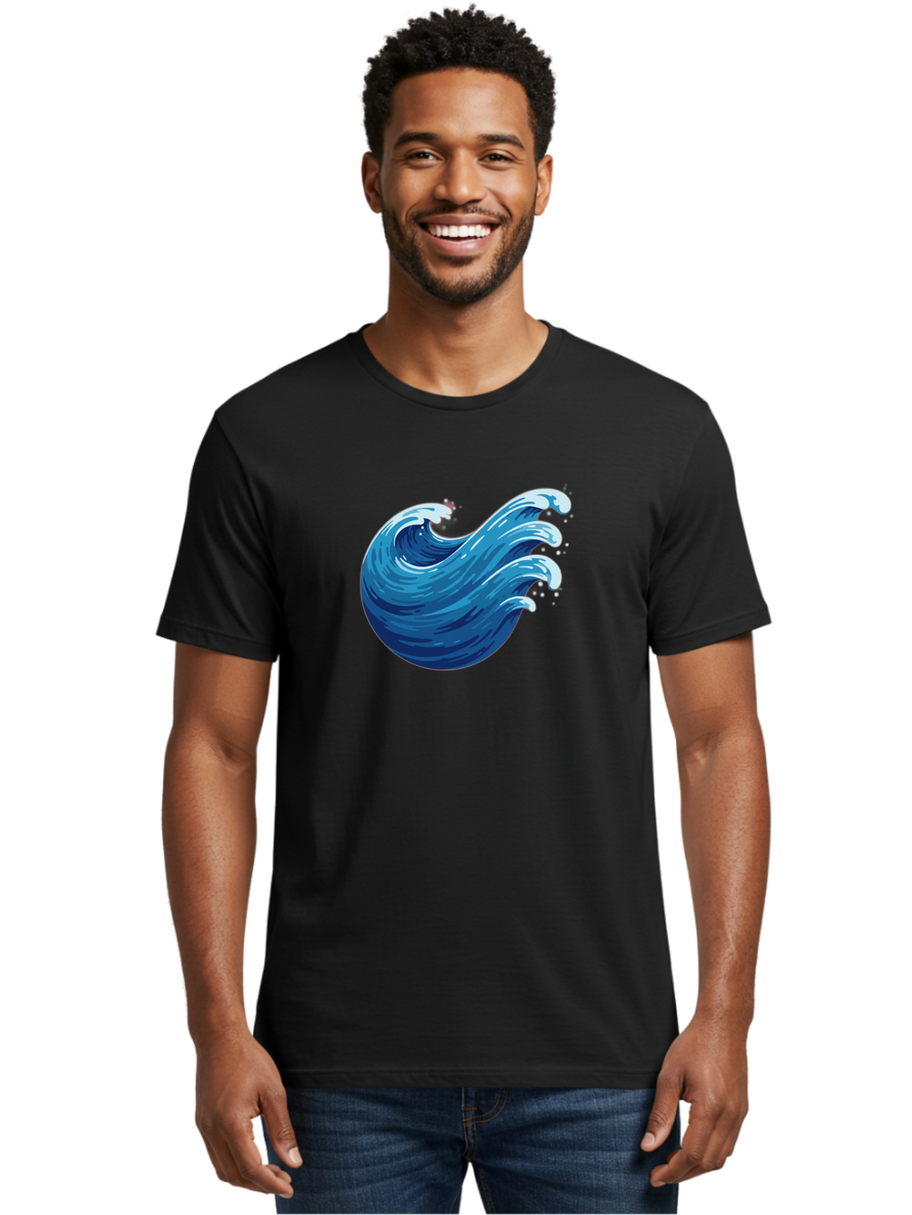 Wave-1 Men'S Graphic Tee, 100% Cotton, Comfortable Casual Summer Wear, Machine Washable, Vintage Camera, Old Camera, Antique Camera, Black Camera, Classic Photography, Photography Equipment, Nostalgic Device, Film Camera, Camera Art Bah363