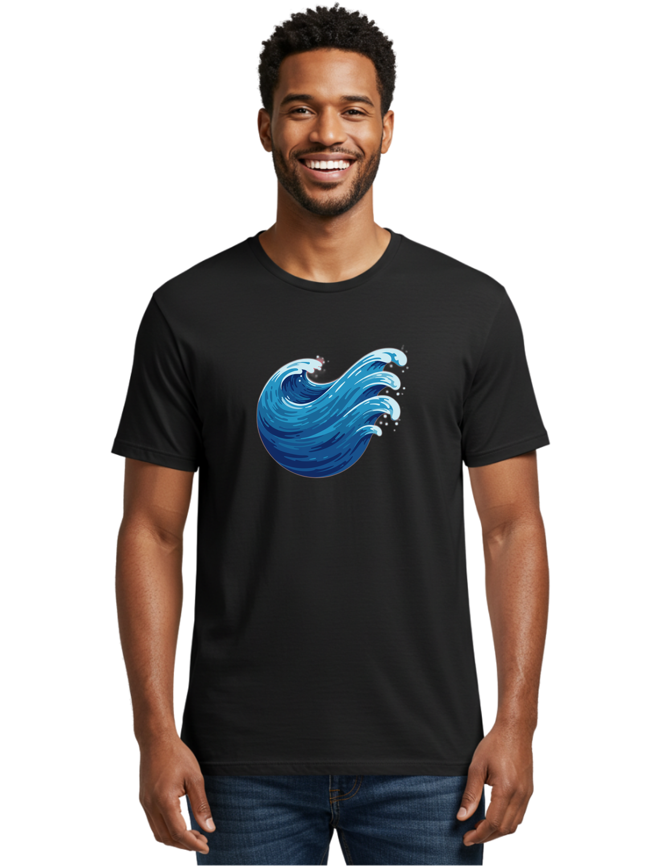 Wave-1 Men'S Graphic Tee, 100% Cotton, Comfortable Casual Summer Wear, Machine Washable, Vintage Camera, Old Camera, Antique Camera, Black Camera, Classic Photography, Photography Equipment, Nostalgic Device, Film Camera, Camera Art Bah363