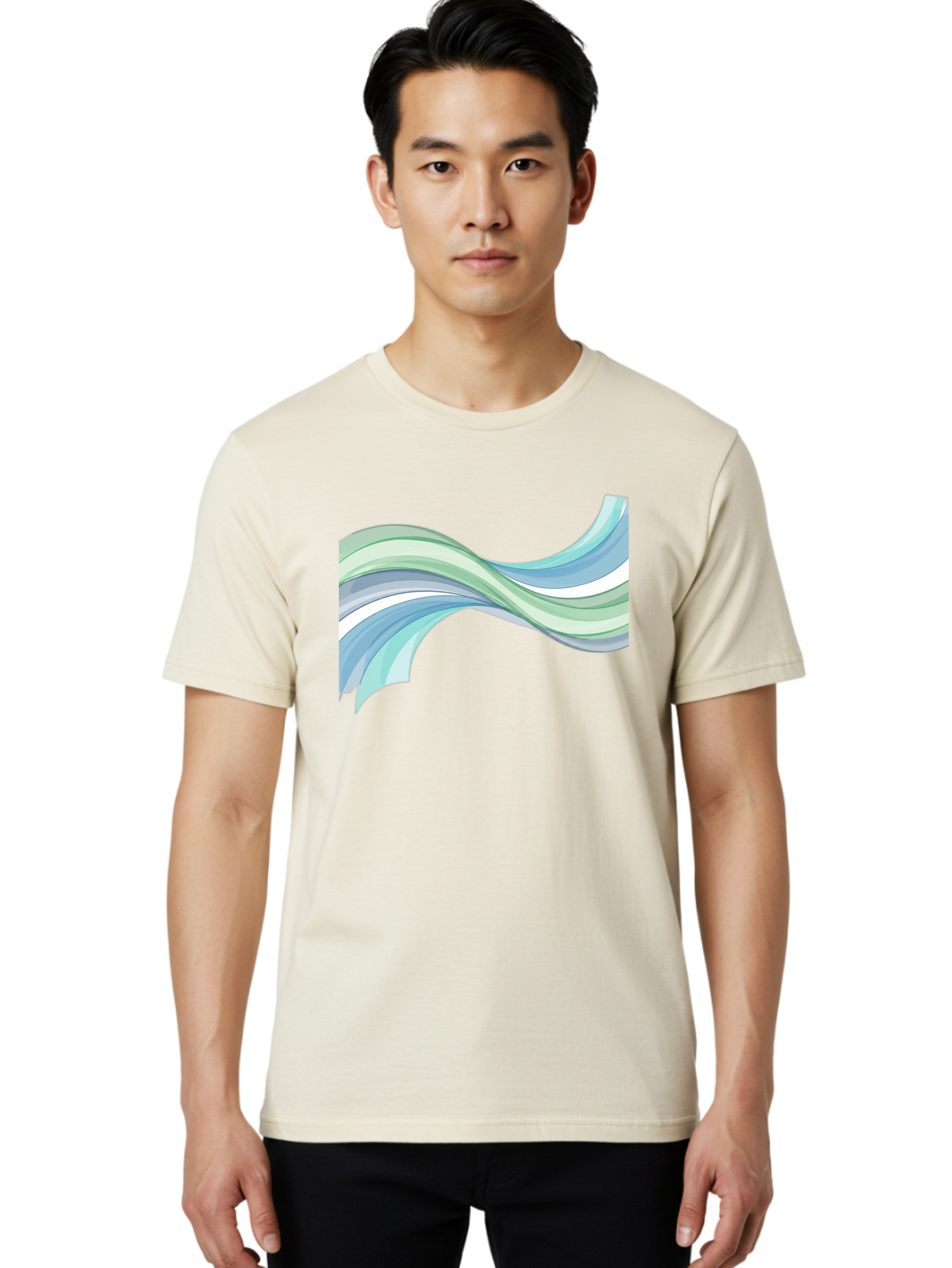 Wavy-Lines Men'S Graphic Tee, 100% Cotton, Comfortable Casual Summer Wear, Machine Washable, Vintage Camera, Old Camera, Antique Camera, Black Camera, Classic Photography, Photography Equipment, Nostalgic Device, Film Camera, Camera Art Bah365