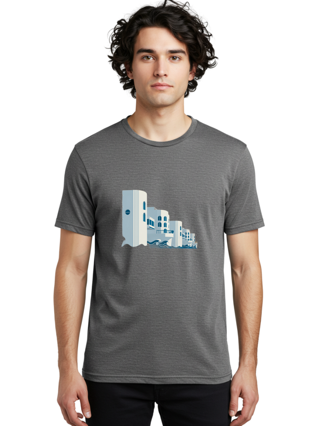 White-Buildings Men'S Graphic Tee, 100% Cotton, Comfortable Casual Summer Wear, Machine Washable, Vintage Camera, Old Camera, Antique Camera, Black Camera, Classic Photography, Photography Equipment, Nostalgic Device, Film Camera, Camera Art Bah369