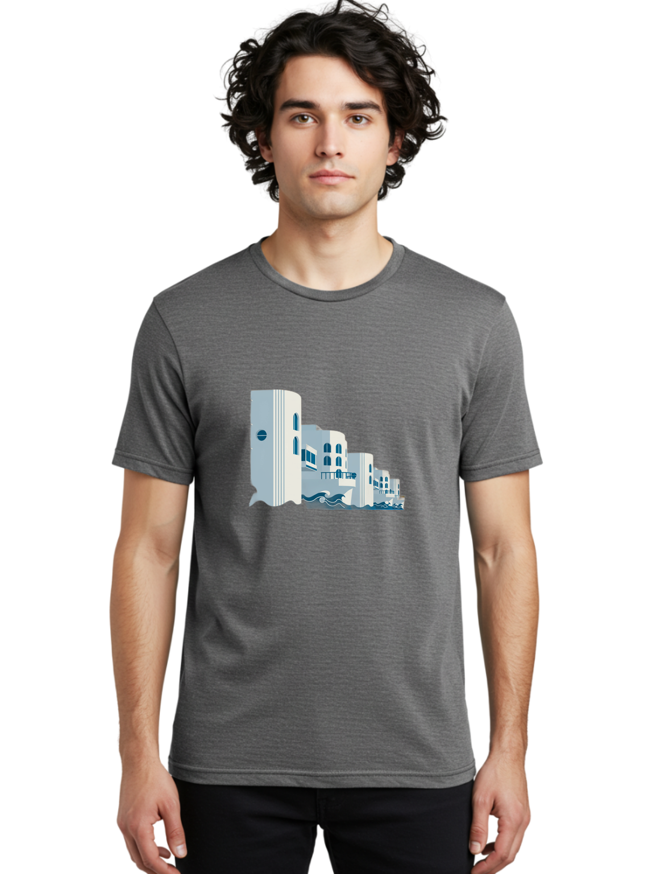 White-Buildings Men'S Graphic Tee, 100% Cotton, Comfortable Casual Summer Wear, Machine Washable, Vintage Camera, Old Camera, Antique Camera, Black Camera, Classic Photography, Photography Equipment, Nostalgic Device, Film Camera, Camera Art Bah369