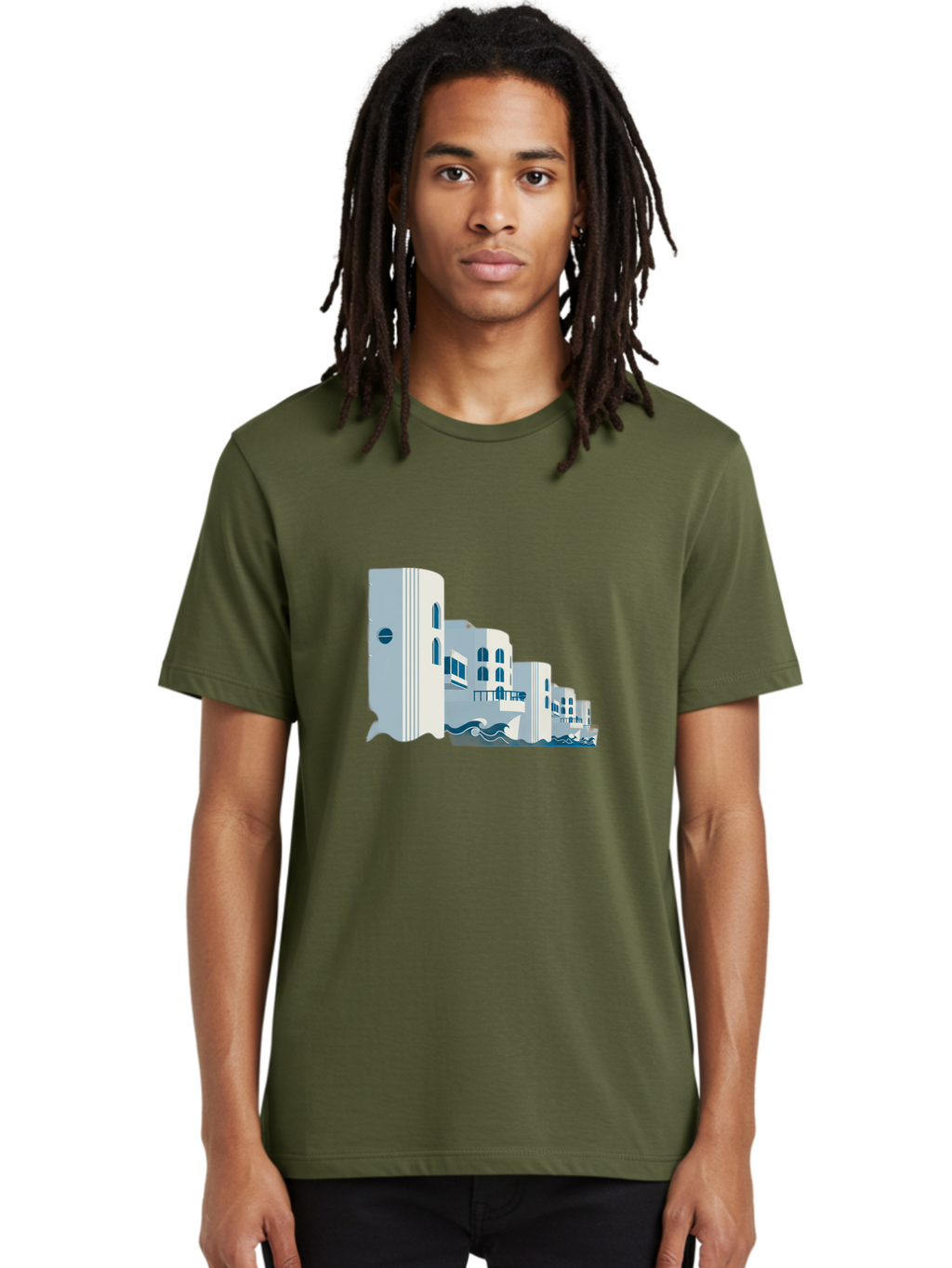 White-Buildings Men'S Graphic Tee, 100% Cotton, Comfortable Casual Summer Wear, Machine Washable, Vintage Camera, Old Camera, Antique Camera, Black Camera, Classic Photography, Photography Equipment, Nostalgic Device, Film Camera, Camera Art Bah369