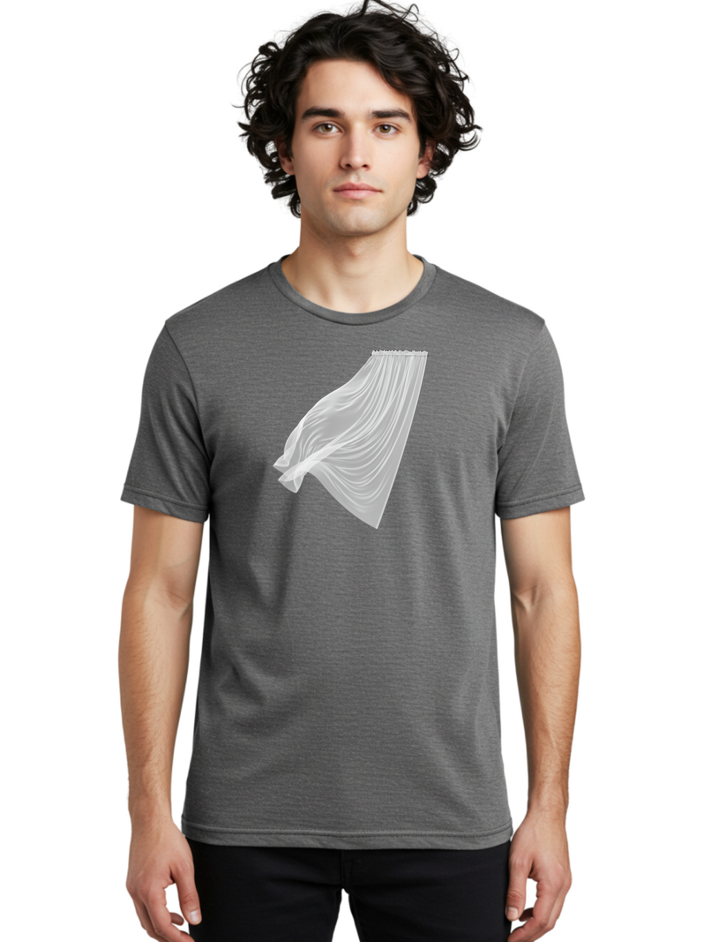White-Curtain-1 Men'S Graphic Tee, 100% Cotton, Comfortable Casual Summer Wear, Machine Washable, Vintage Camera, Old Camera, Antique Camera, Black Camera, Classic Photography, Photography Equipment, Nostalgic Device, Film Camera, Camera Art Bah370