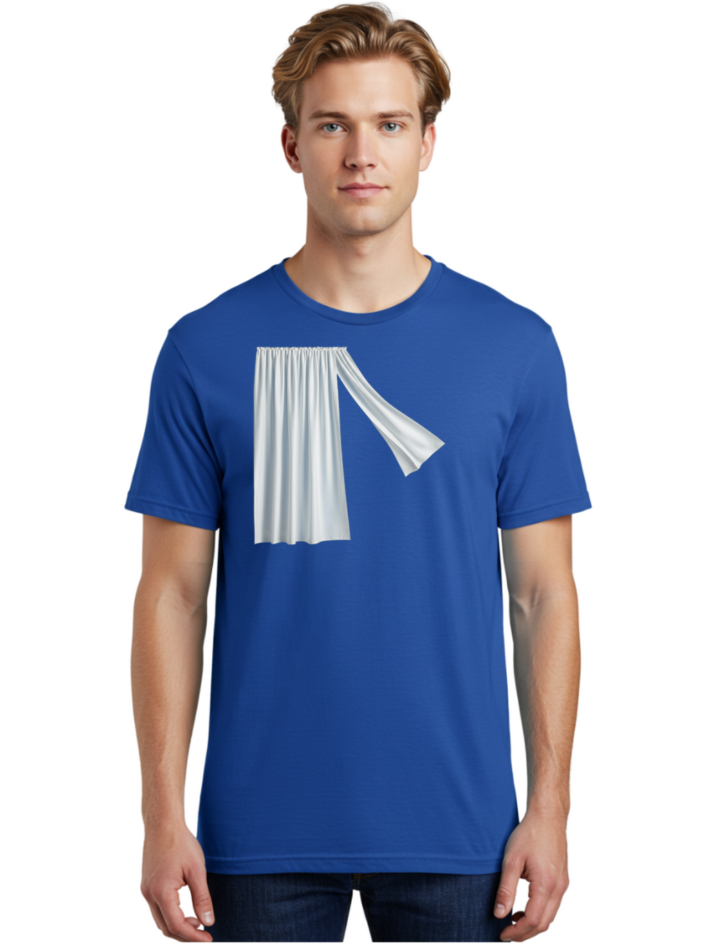 White-Curtain-2 Men'S Graphic Tee, 100% Cotton, Comfortable Casual Summer Wear, Machine Washable, Vintage Camera, Old Camera, Antique Camera, Black Camera, Classic Photography, Photography Equipment, Nostalgic Device, Film Camera, Camera Art Bah371