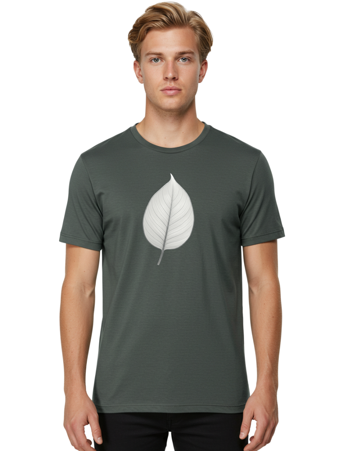 White-Leaf Men'S Graphic Tee, 100% Cotton, Comfortable Casual Summer Wear, Machine Washable, Vintage Camera, Old Camera, Antique Camera, Black Camera, Classic Photography, Photography Equipment, Nostalgic Device, Film Camera, Camera Art Bah377
