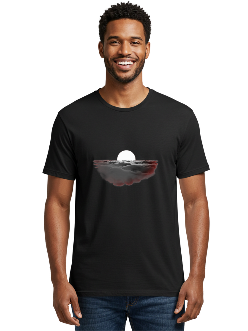 White-Sun-Over-Clouds Men'S Graphic Tee, 100% Cotton, Comfortable Casual Summer Wear, Machine Washable, Vintage Camera, Old Camera, Antique Camera, Black Camera, Classic Photography, Photography Equipment, Nostalgic Device, Film Camera, Bah380