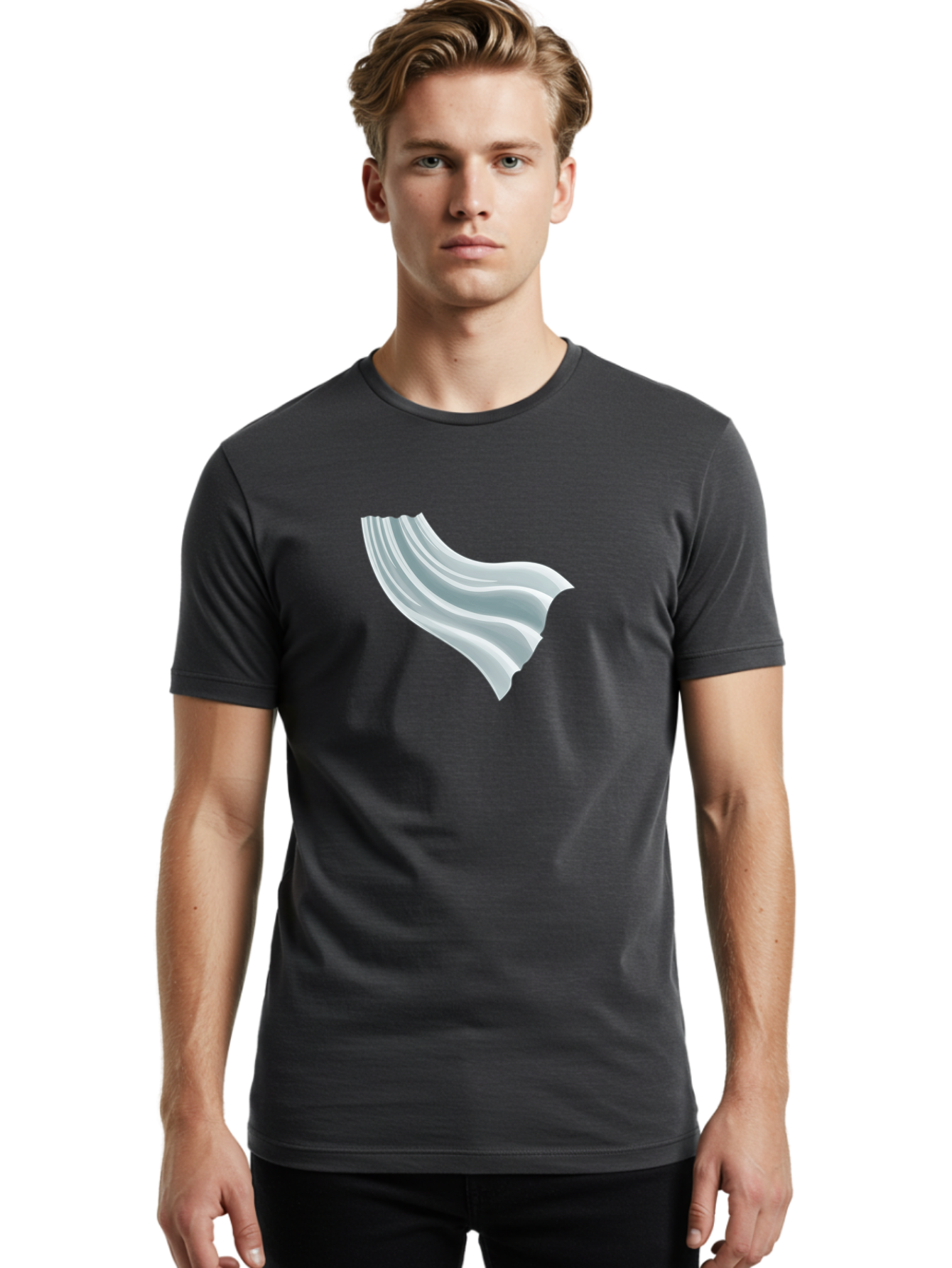 White-Wavy-Object Men'S Graphic Tee, 100% Cotton, Comfortable Casual Summer Wear, Machine Washable, Vintage Camera, Old Camera, Antique Camera, Black Camera, Classic Photography, Photography Equipment, Nostalgic Device, Film Camera, Camera Art Bah381