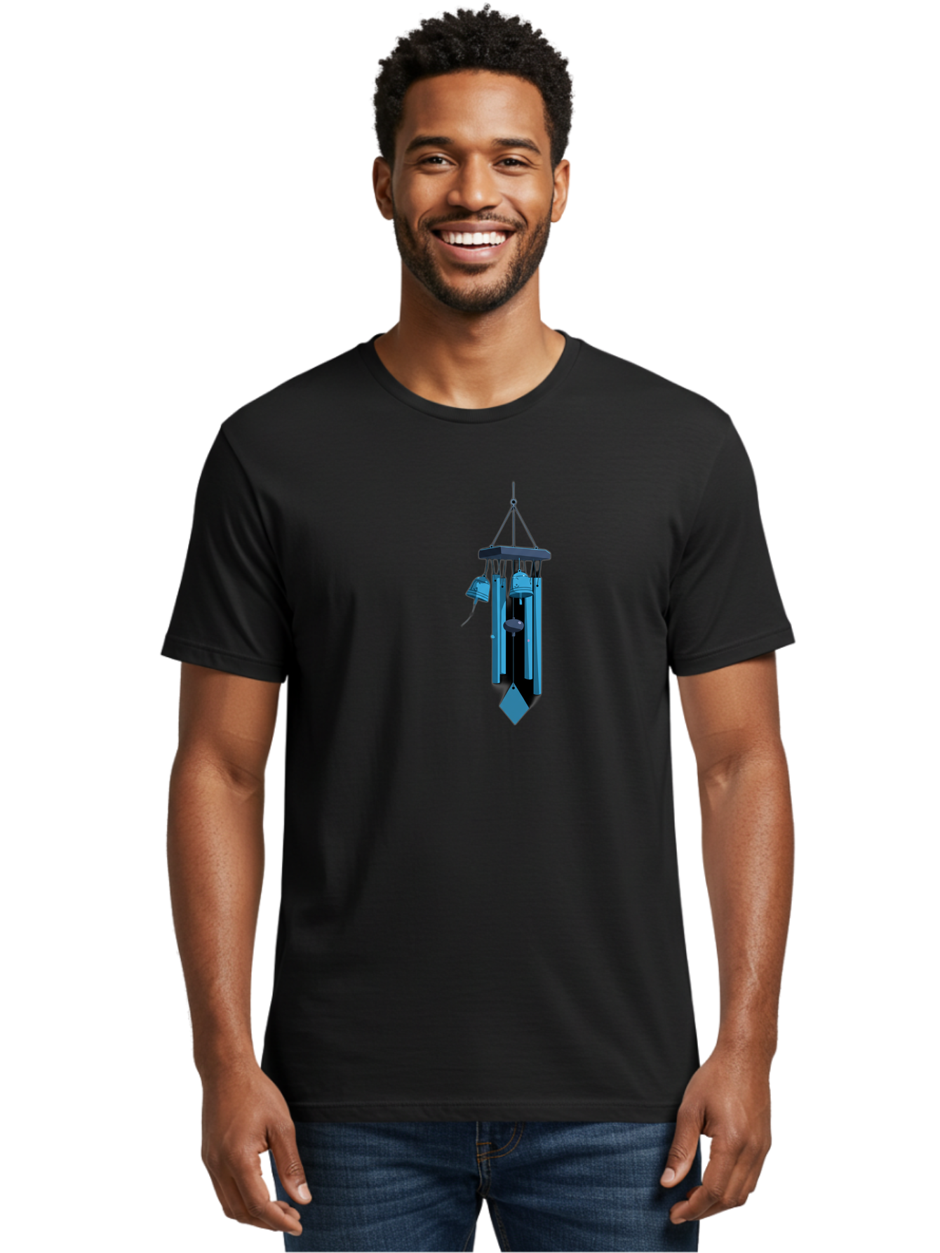 Wind-Chime Men'S Graphic Tee, 100% Cotton, Comfortable Casual Summer Wear, Machine Washable, Vintage Camera, Old Camera, Antique Camera, Black Camera, Classic Photography, Photography Equipment, Nostalgic Device, Film Camera, Camera Art Bah383