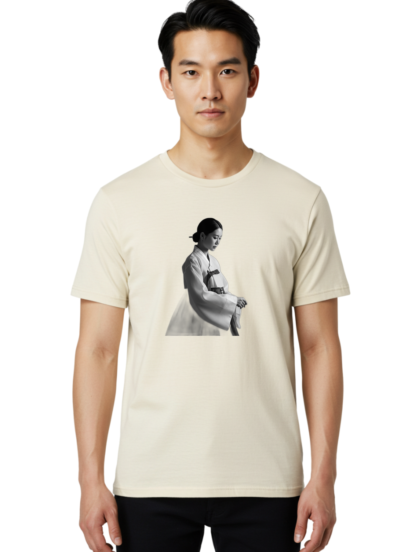 Woman-In-Hanbok Men'S Graphic Tee, 100% Cotton, Comfortable Casual Summer Wear, Machine Washable, Vintage Camera, Old Camera, Antique Camera, Black Camera, Classic Photography, Photography Equipment, Nostalgic Device, Film Camera, Camera Art Bah392