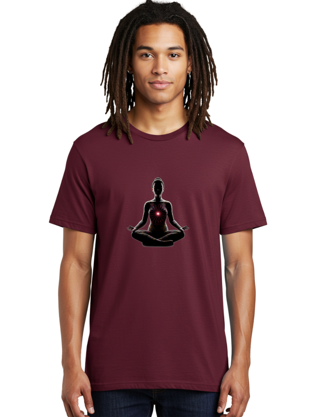 Woman-Meditating Men'S Graphic Tee, 100% Cotton, Comfortable Casual Summer Wear, Machine Washable, Vintage Camera, Old Camera, Antique Camera, Black Camera, Classic Photography, Photography Equipment, Nostalgic Device, Film Camera, Camera Art Bah393