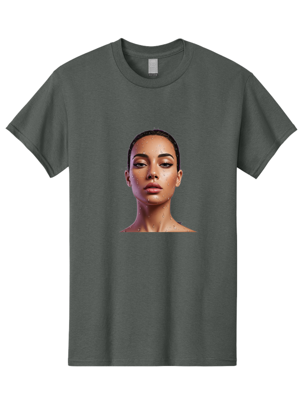 Woman-With-Water-Droplets Men'S Graphic Tee, 100% Cotton, Comfortable Casual Summer Wear, Machine Washable, Vintage Camera, Old Camera, Antique Camera, Black Camera, Classic Photography, Photography Equipment, Nostalgic Device, Film Camera, Bah397