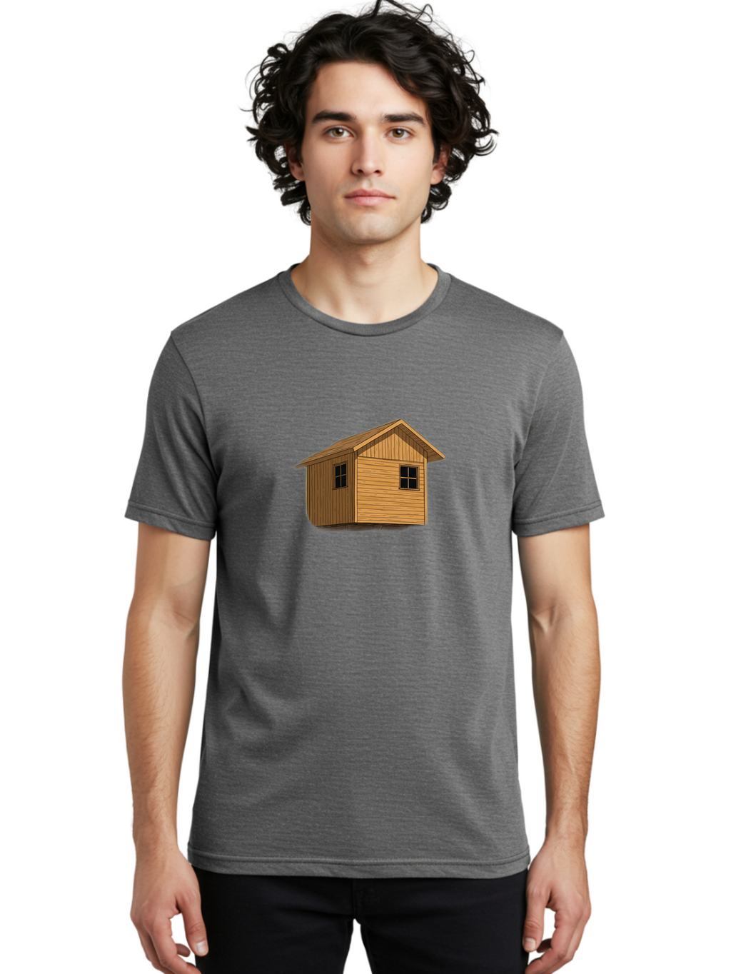 Wooden-Shed Men'S Graphic Tee, 100% Cotton, Comfortable Casual Summer Wear, Machine Washable, Vintage Camera, Old Camera, Antique Camera, Black Camera, Classic Photography, Photography Equipment, Nostalgic Device, Film Camera, Camera Art Bah401