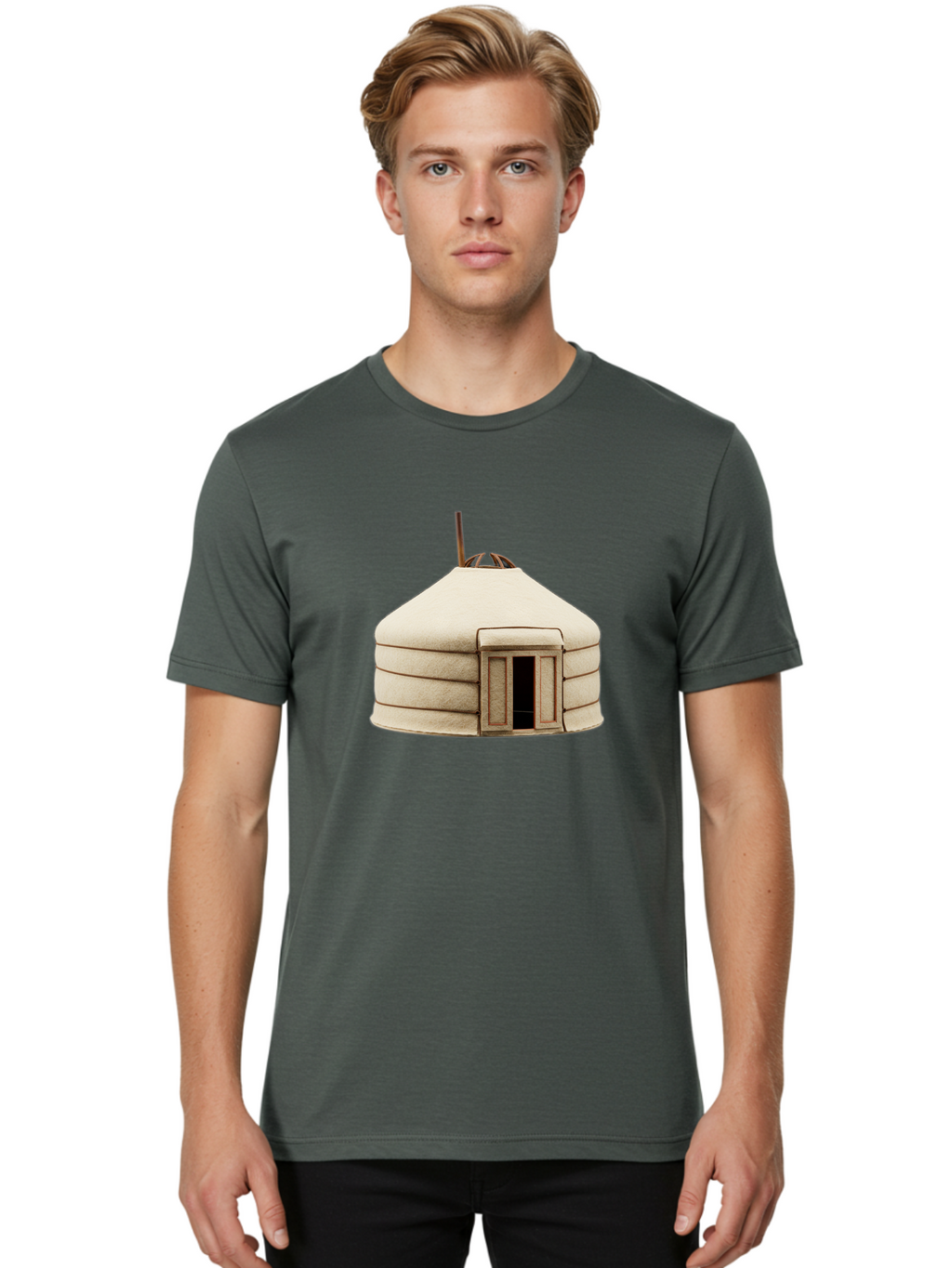 Yurt-1 Men'S Graphic Tee, 100% Cotton, Comfortable Casual Summer Wear, Machine Washable, Vintage Camera, Old Camera, Antique Camera, Black Camera, Classic Photography, Photography Equipment, Nostalgic Device, Film Camera, Camera Art Bah409