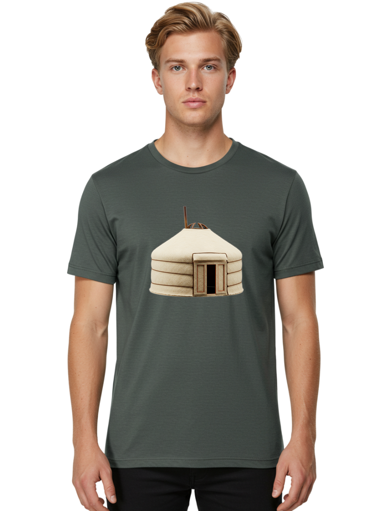 Yurt-1 Men'S Graphic Tee, 100% Cotton, Comfortable Casual Summer Wear, Machine Washable, Vintage Camera, Old Camera, Antique Camera, Black Camera, Classic Photography, Photography Equipment, Nostalgic Device, Film Camera, Camera Art Bah409