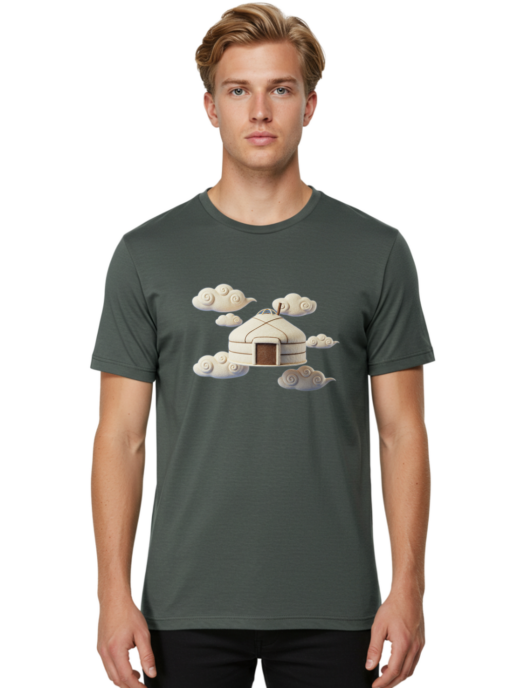 Yurt-House Men'S Graphic Tee, 100% Cotton, Comfortable Casual Summer Wear, Machine Washable, Vintage Camera, Old Camera, Antique Camera, Black Camera, Classic Photography, Photography Equipment, Nostalgic Device, Film Camera, Camera Art Bah410