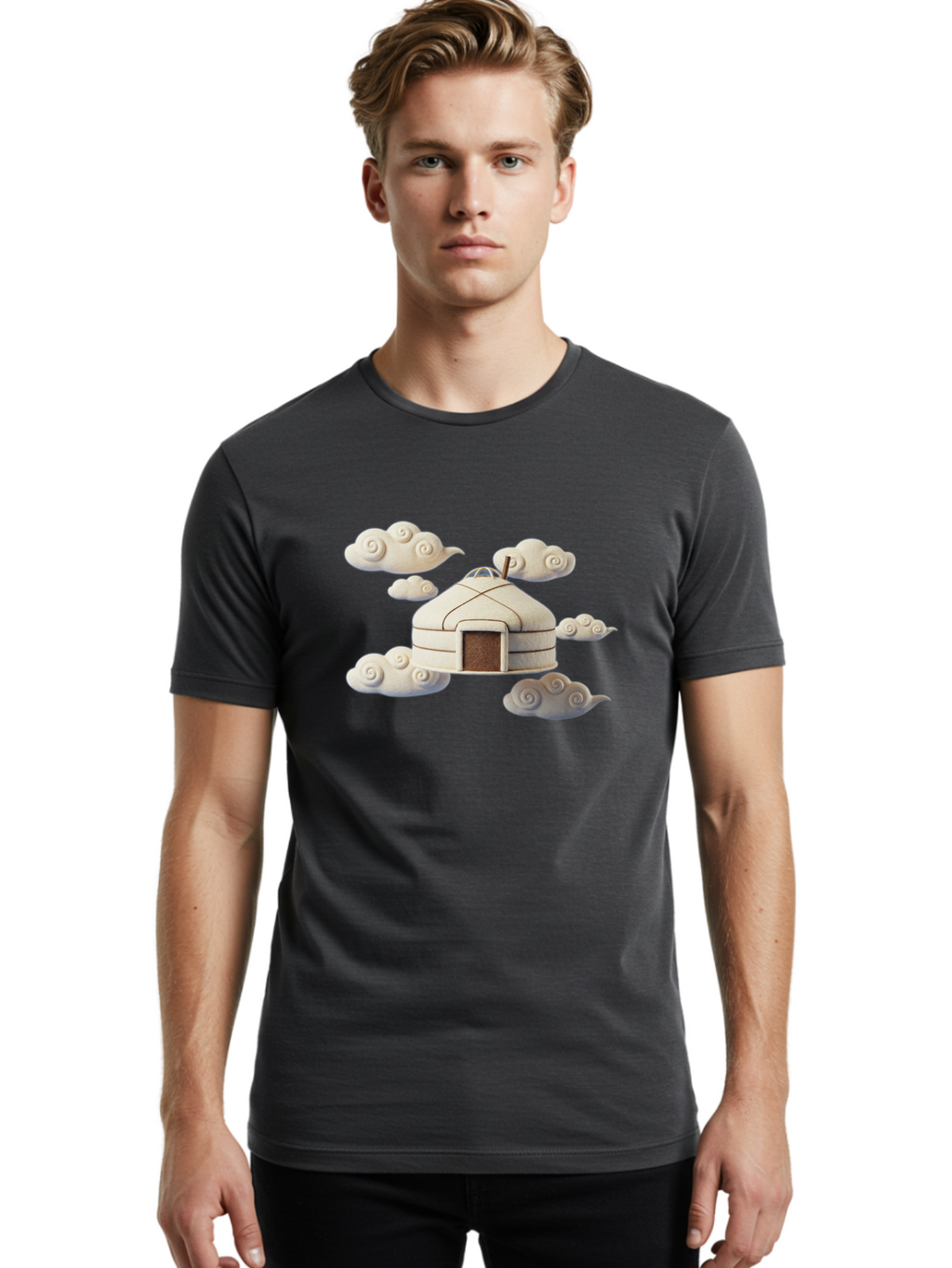 Yurt-House Men'S Graphic Tee, 100% Cotton, Comfortable Casual Summer Wear, Machine Washable, Vintage Camera, Old Camera, Antique Camera, Black Camera, Classic Photography, Photography Equipment, Nostalgic Device, Film Camera, Camera Art Bah410