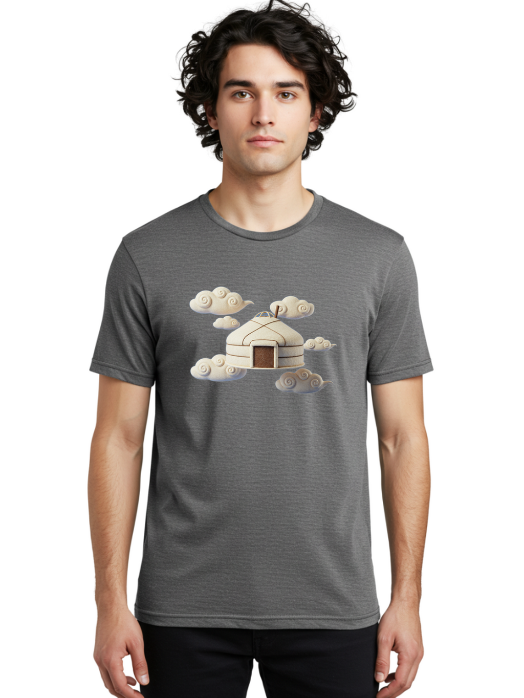 Yurt-House Men'S Graphic Tee, 100% Cotton, Comfortable Casual Summer Wear, Machine Washable, Vintage Camera, Old Camera, Antique Camera, Black Camera, Classic Photography, Photography Equipment, Nostalgic Device, Film Camera, Camera Art Bah410