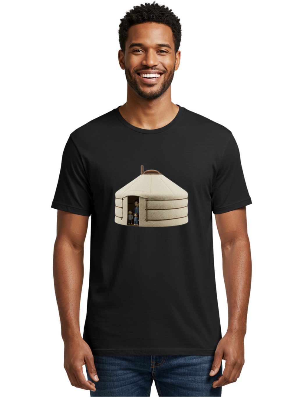 Yurt-With-Family Men'S Graphic Tee, 100% Cotton, Comfortable Casual Summer Wear, Machine Washable, Vintage Camera, Old Camera, Antique Camera, Black Camera, Classic Photography, Photography Equipment, Nostalgic Device, Film Camera, Camera Art Bah412