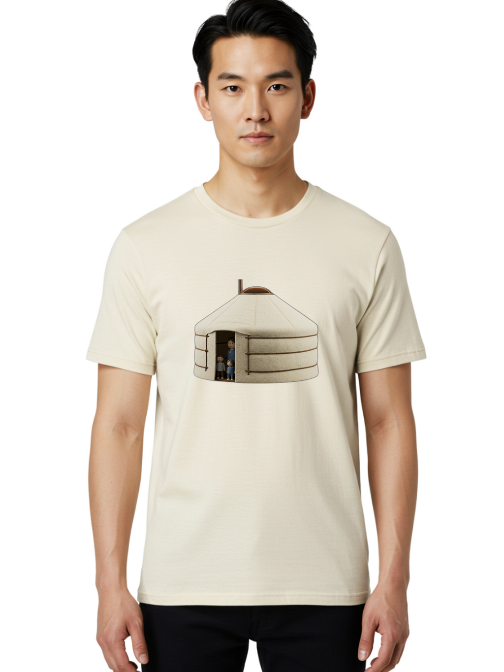 Yurt-With-Family Men'S Graphic Tee, 100% Cotton, Comfortable Casual Summer Wear, Machine Washable, Vintage Camera, Old Camera, Antique Camera, Black Camera, Classic Photography, Photography Equipment, Nostalgic Device, Film Camera, Camera Art Bah412