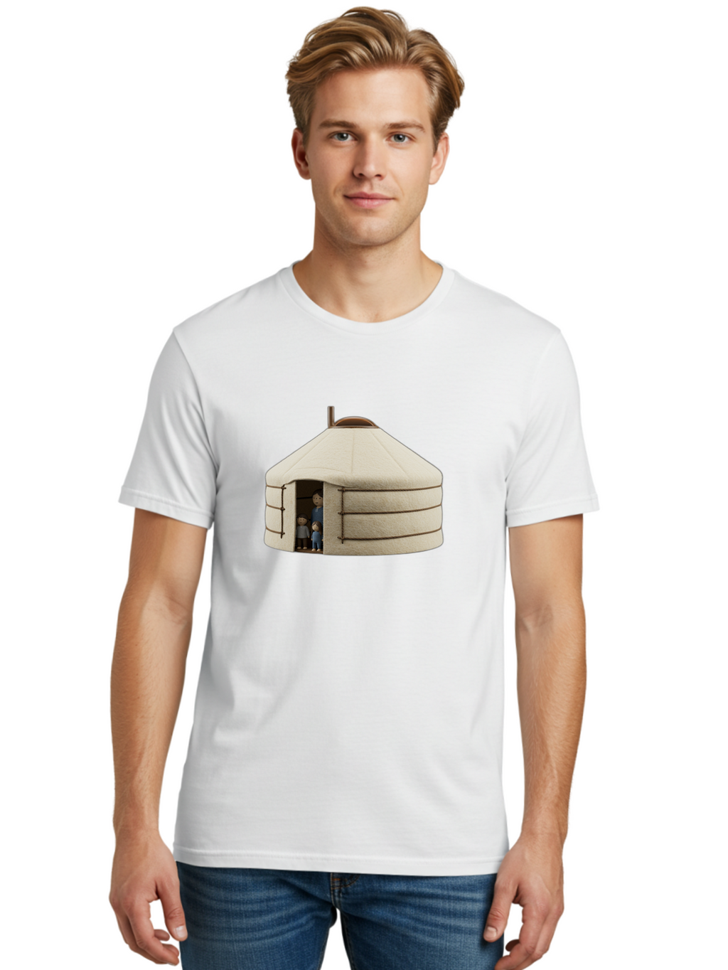 Yurt-With-Family Men'S Graphic Tee, 100% Cotton, Comfortable Casual Summer Wear, Machine Washable, Vintage Camera, Old Camera, Antique Camera, Black Camera, Classic Photography, Photography Equipment, Nostalgic Device, Film Camera, Camera Art Bah412