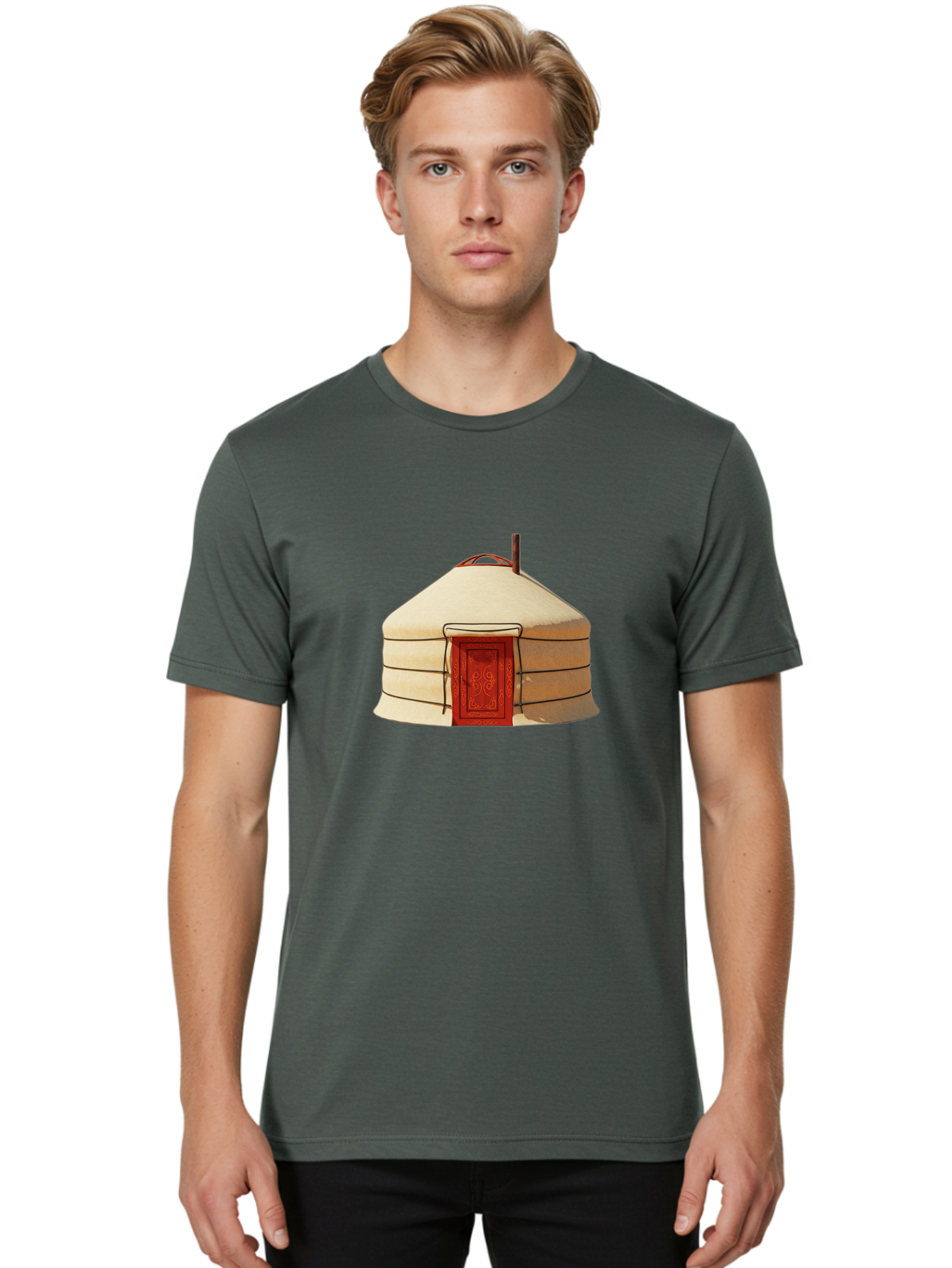 Yurt Men'S Graphic Tee, 100% Cotton, Comfortable Casual Summer Wear, Machine Washable, Vintage Camera, Old Camera, Antique Camera, Black Camera, Classic Photography, Photography Equipment, Nostalgic Device, Film Camera, Camera Art Bah413