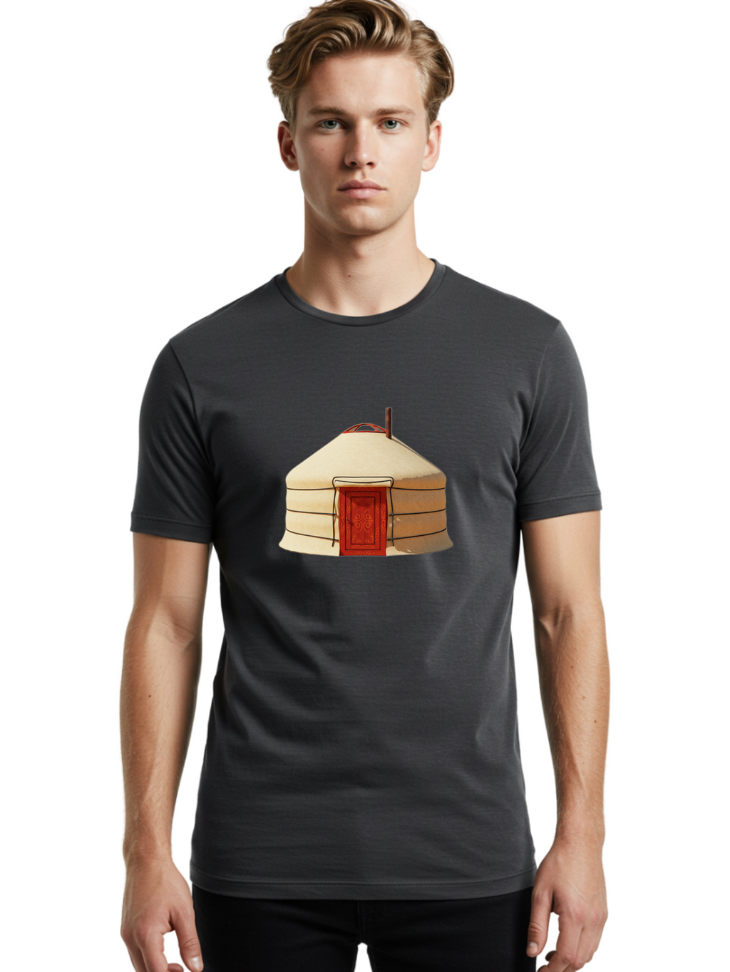 Yurt Men'S Graphic Tee, 100% Cotton, Comfortable Casual Summer Wear, Machine Washable, Vintage Camera, Old Camera, Antique Camera, Black Camera, Classic Photography, Photography Equipment, Nostalgic Device, Film Camera, Camera Art Bah413