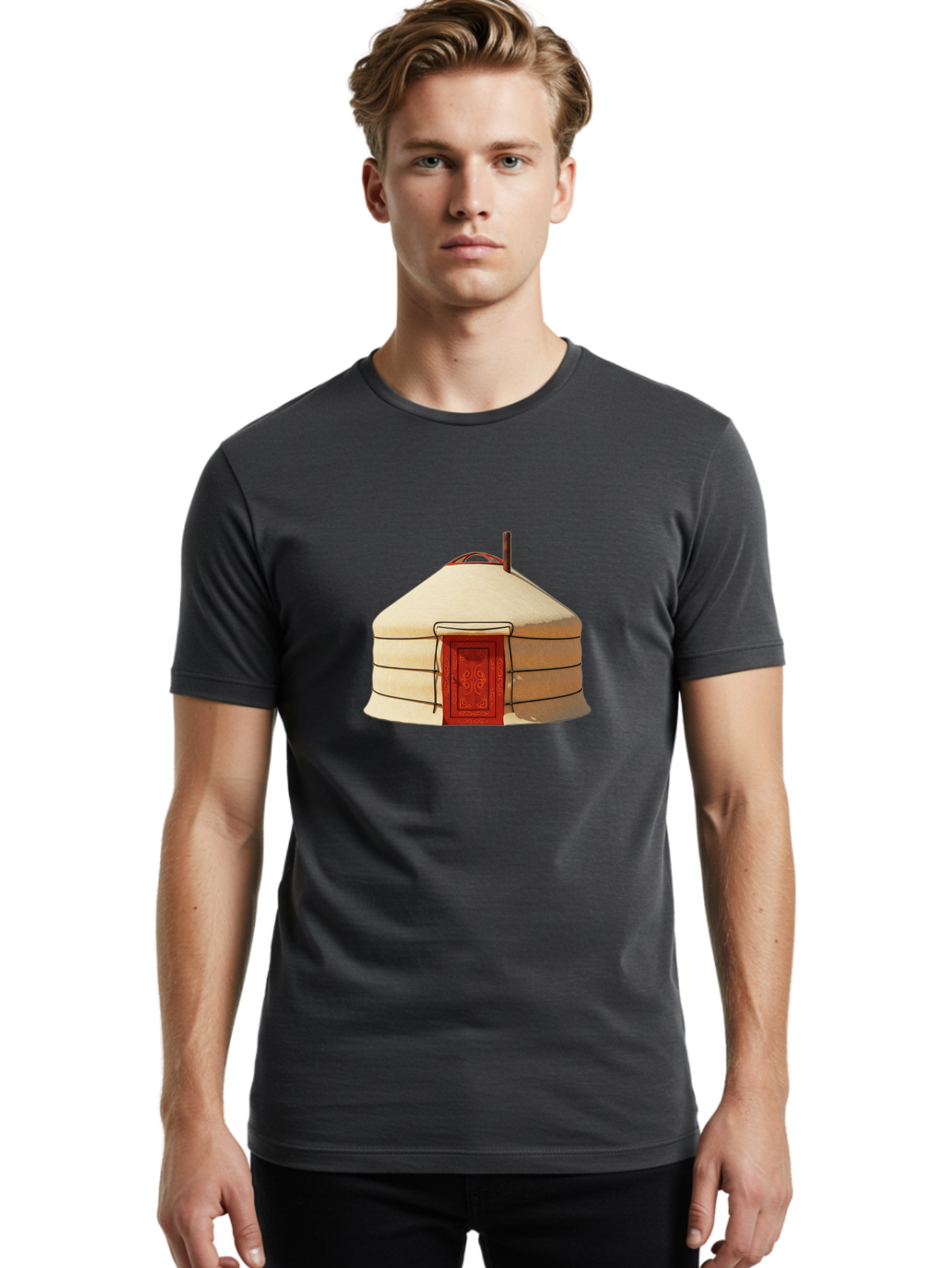 Yurt Men'S Graphic Tee, 100% Cotton, Comfortable Casual Summer Wear, Machine Washable, Vintage Camera, Old Camera, Antique Camera, Black Camera, Classic Photography, Photography Equipment, Nostalgic Device, Film Camera, Camera Art Bah413