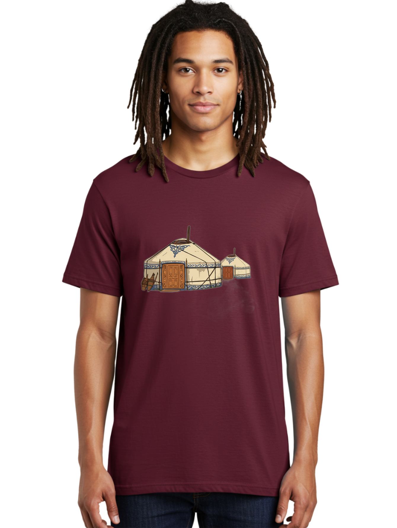 Yurts-1 Men'S Graphic Tee, 100% Cotton, Comfortable Casual Summer Wear, Machine Washable, Vintage Camera, Old Camera, Antique Camera, Black Camera, Classic Photography, Photography Equipment, Nostalgic Device, Film Camera, Camera Art Bah414