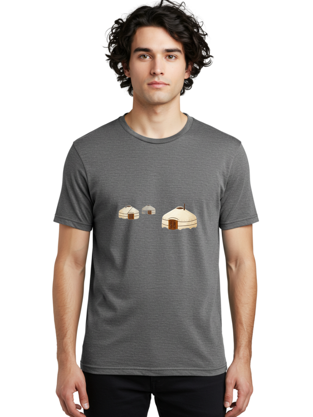 Yurts Men'S Graphic Tee, 100% Cotton, Comfortable Casual Summer Wear, Machine Washable, Vintage Camera, Old Camera, Antique Camera, Black Camera, Classic Photography, Photography Equipment, Nostalgic Device, Film Camera, Camera Art Bah415