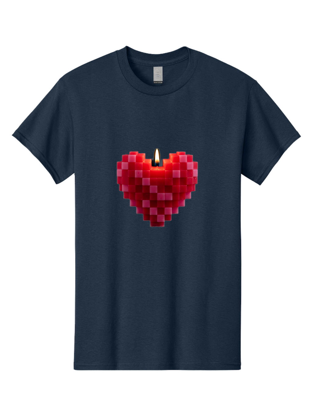 3D-Red-Heart-Candle Men'S Graphic Tee, 100% Cotton, Comfortable Casual Summer Wear, Machine Washable, Vintage Camera, Old Camera, Antique Camera, Black Camera, Classic Photography, Photography Equipment, Nostalgic Device, Film Camera, Bah419