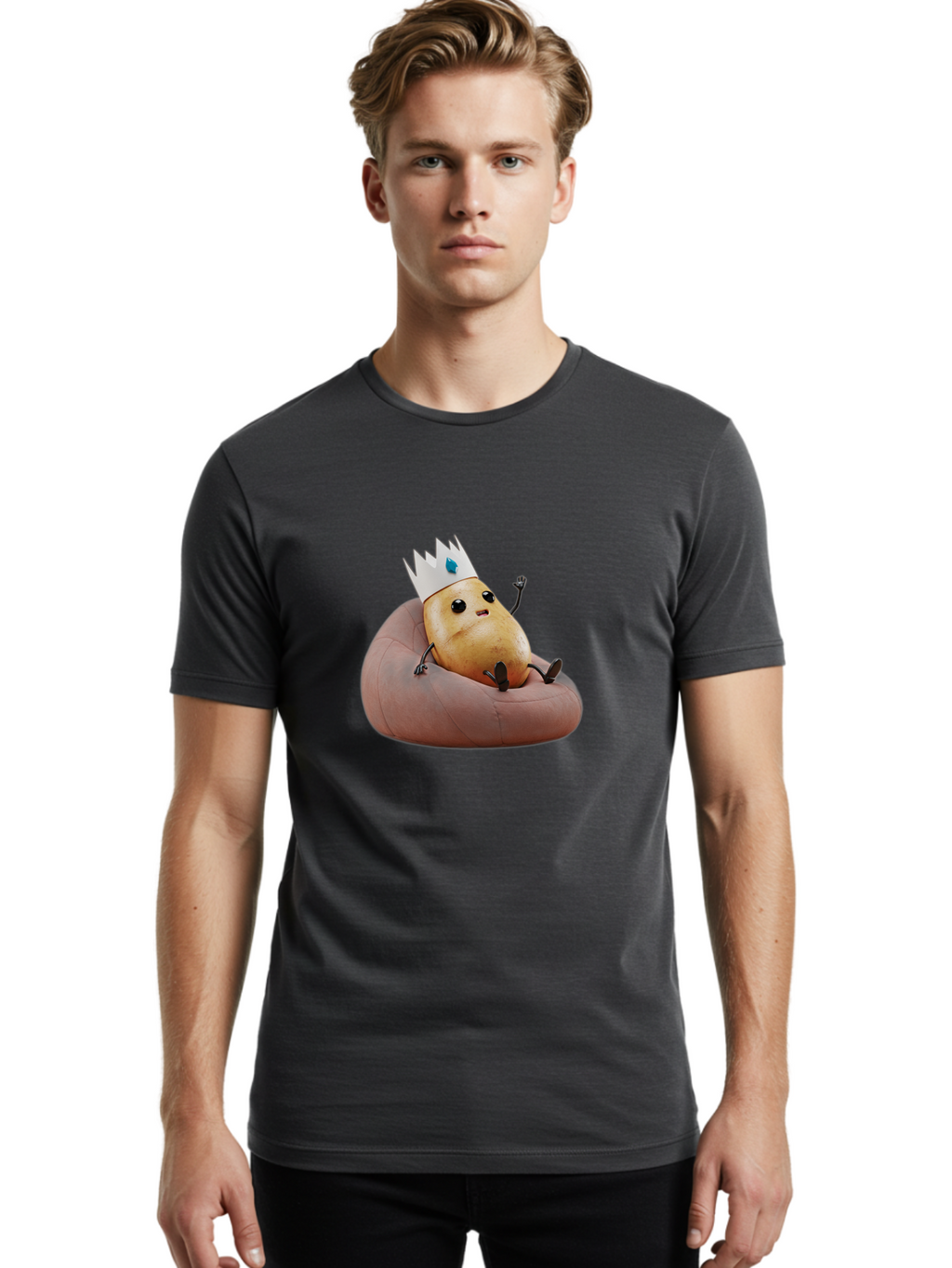 Adventure-Time-Lumpy-Space-Princess Men'S Graphic Tee, 100% Cotton, Comfortable Casual Summer Wear, Machine Washable, Vintage Camera, Old Camera, Antique Camera, Black Camera, Classic Photography, Photography Equipment, Nostalgic Device, Bah420