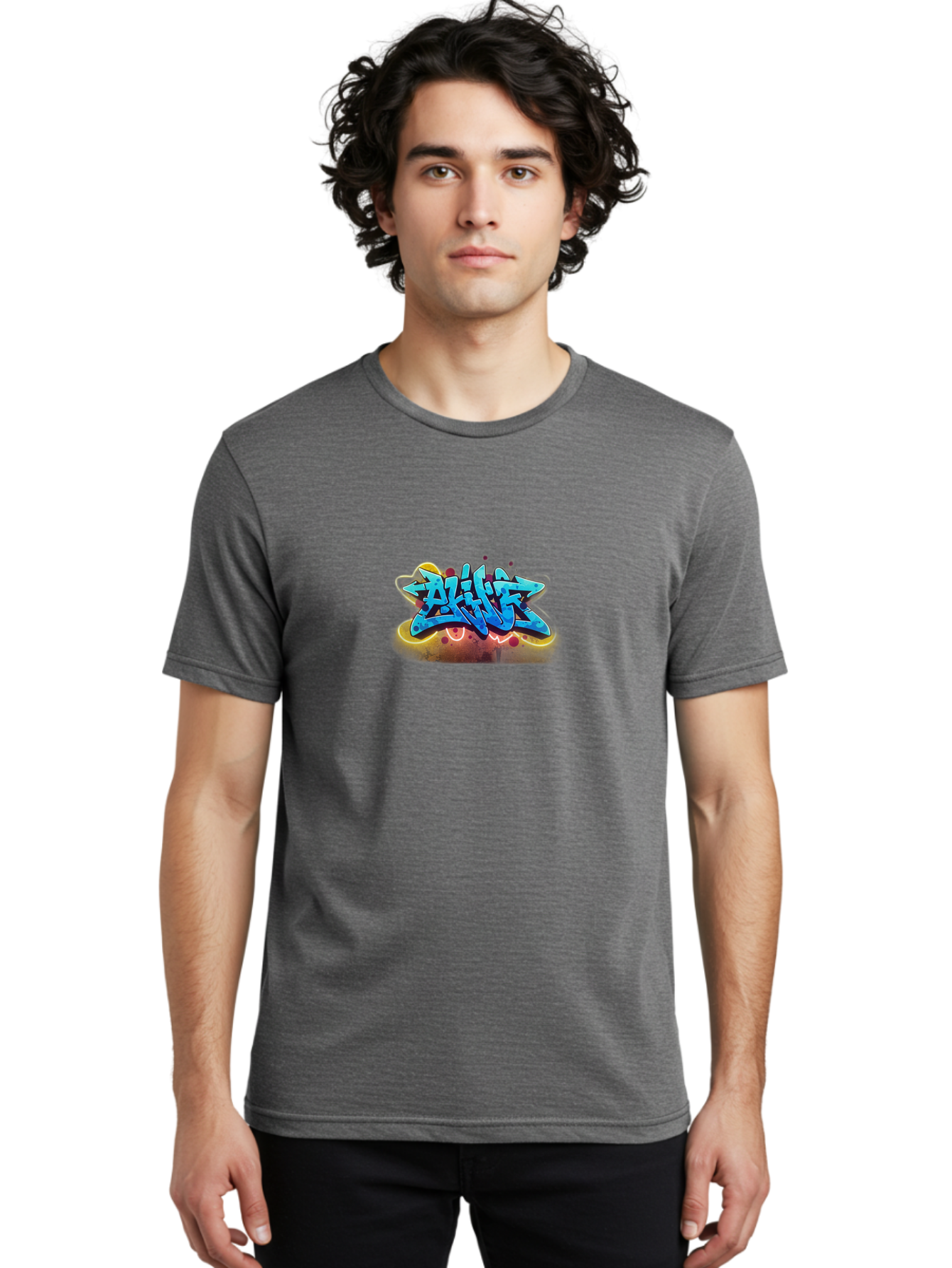 Aliuz-Graffiti Men'S Graphic Tee, 100% Cotton, Comfortable Casual Summer Wear, Machine Washable, Vintage Camera, Old Camera, Antique Camera, Black Camera, Classic Photography, Photography Equipment, Nostalgic Device, Film Camera, Camera Art Bah422