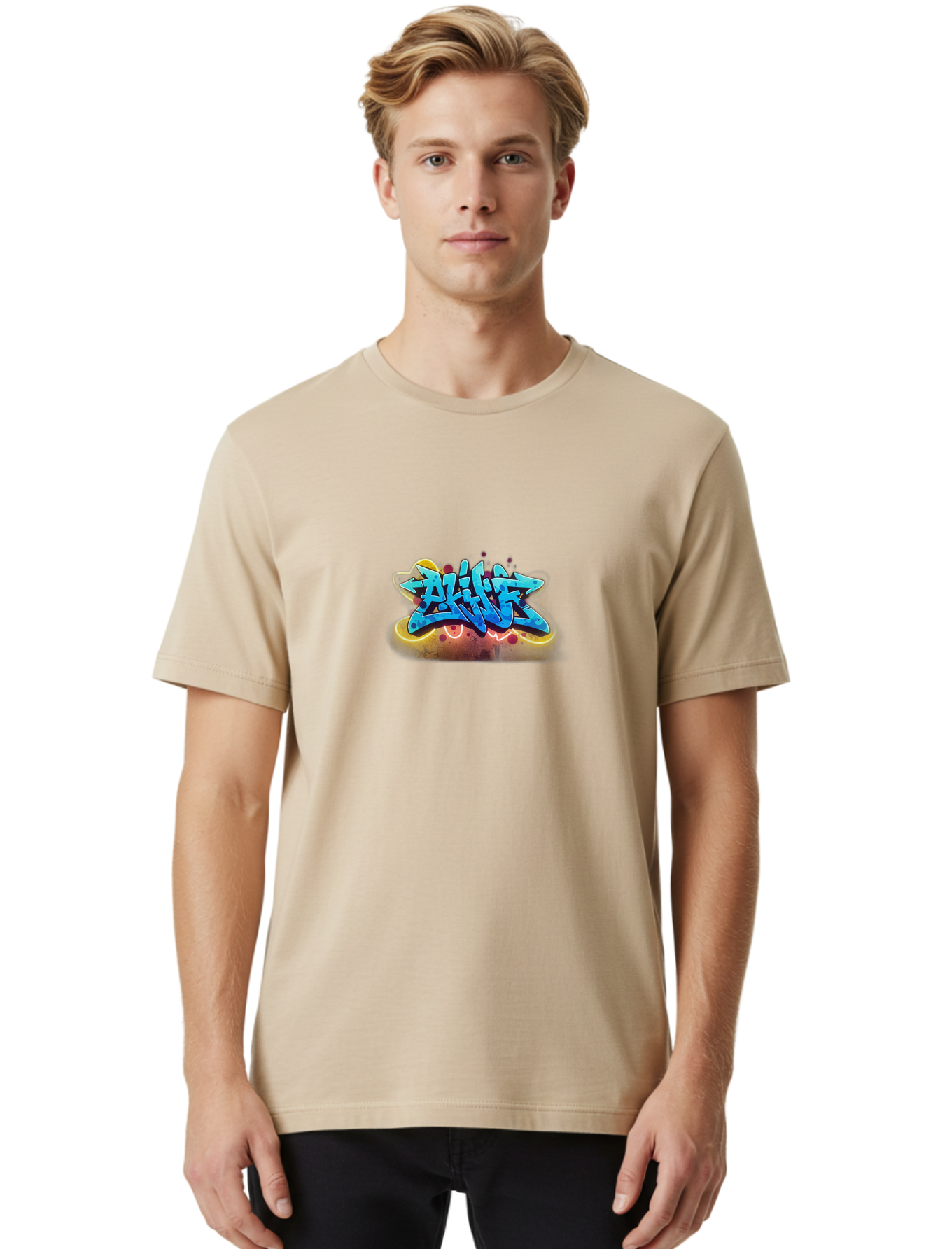 Aliuz-Graffiti Men'S Graphic Tee, 100% Cotton, Comfortable Casual Summer Wear, Machine Washable, Vintage Camera, Old Camera, Antique Camera, Black Camera, Classic Photography, Photography Equipment, Nostalgic Device, Film Camera, Camera Art Bah422