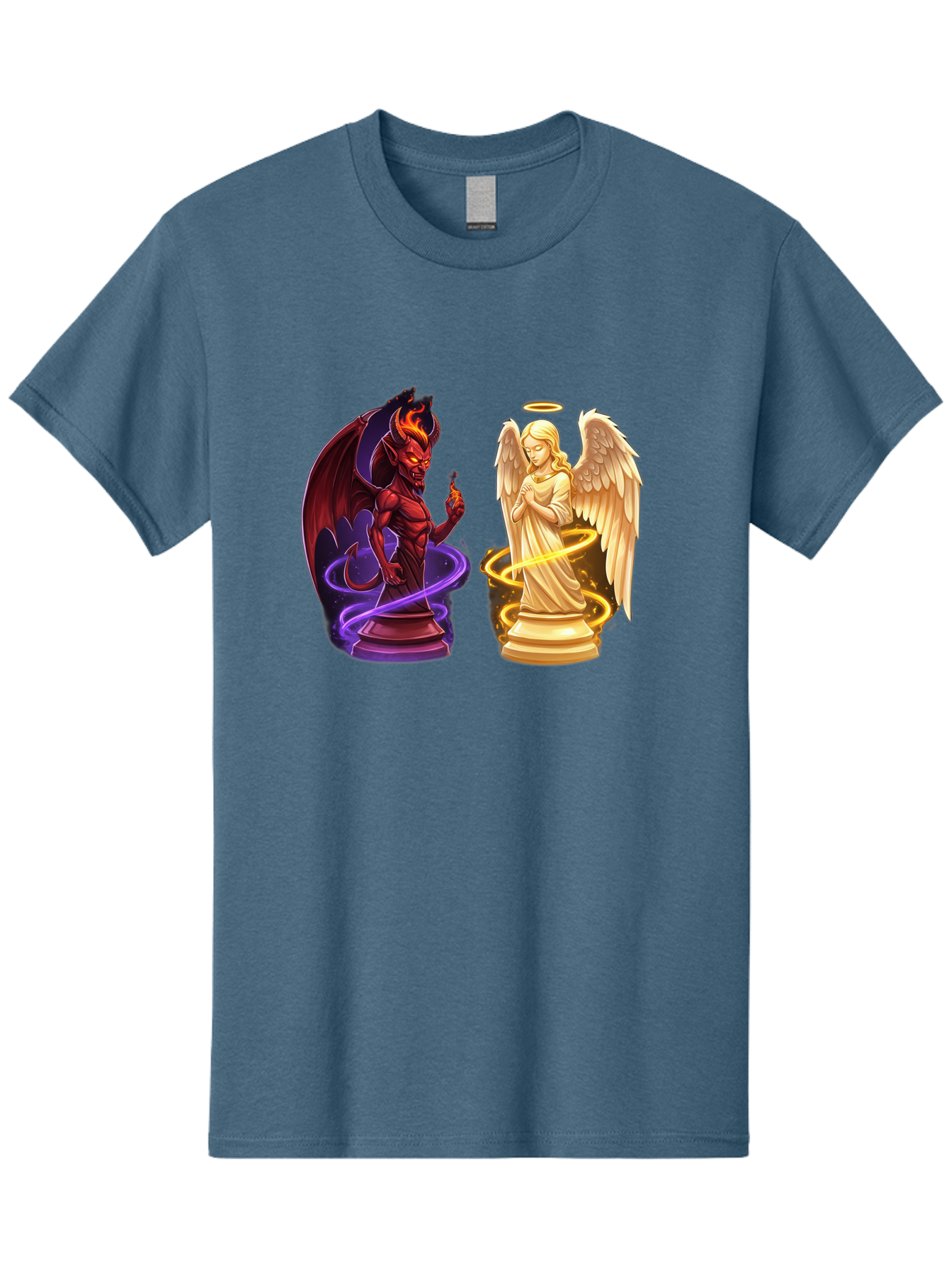 Angel-And-Demon Men'S Graphic Tee, 100% Cotton, Comfortable Casual Summer Wear, Machine Washable, Vintage Camera, Old Camera, Antique Camera, Black Camera, Classic Photography, Photography Equipment, Nostalgic Device, Film Camera, Camera Art Bah423