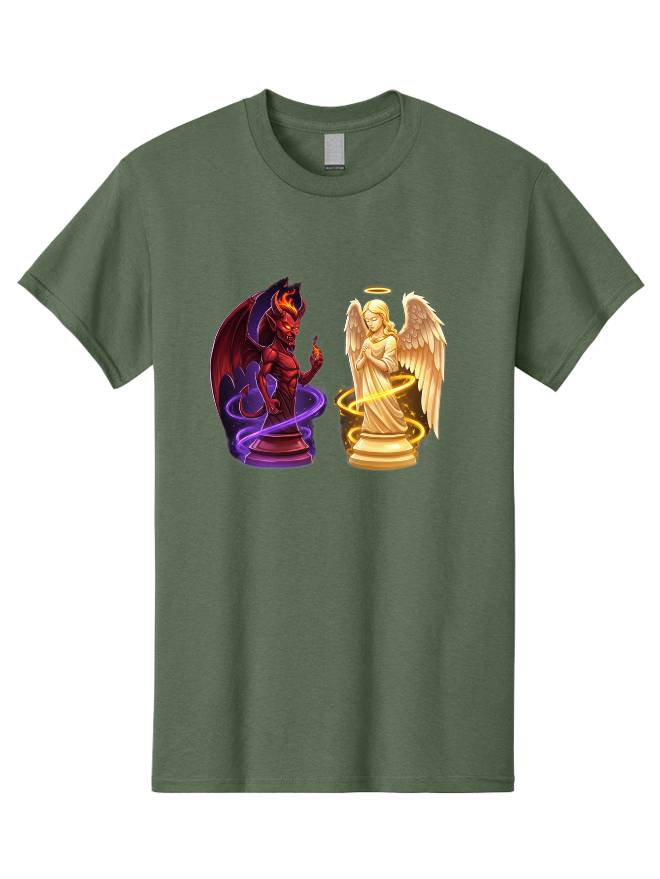 Angel-And-Demon Men'S Graphic Tee, 100% Cotton, Comfortable Casual Summer Wear, Machine Washable, Vintage Camera, Old Camera, Antique Camera, Black Camera, Classic Photography, Photography Equipment, Nostalgic Device, Film Camera, Camera Art Bah423
