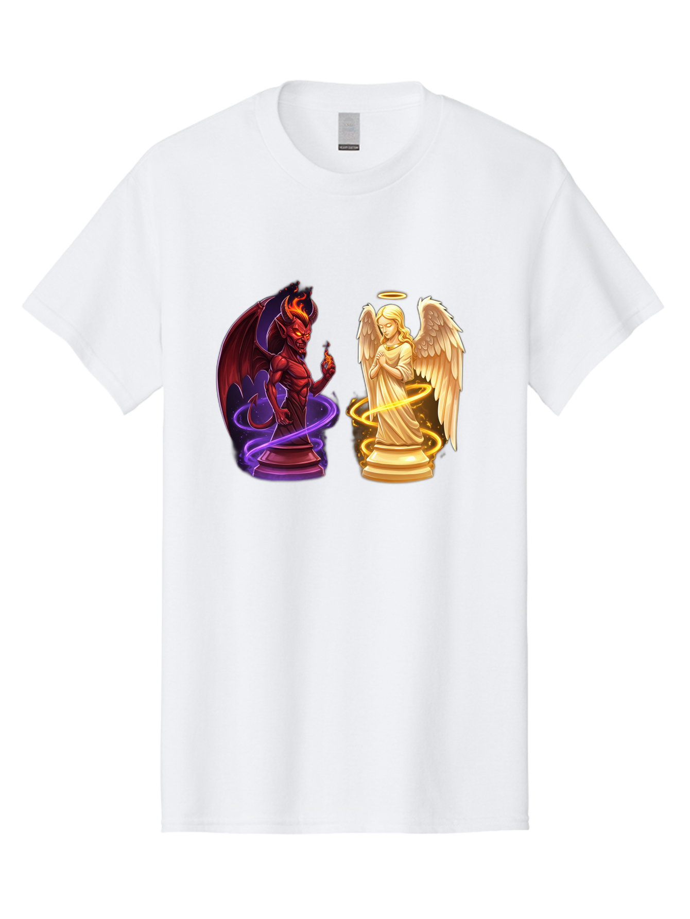 Angel-And-Demon Men'S Graphic Tee, 100% Cotton, Comfortable Casual Summer Wear, Machine Washable, Vintage Camera, Old Camera, Antique Camera, Black Camera, Classic Photography, Photography Equipment, Nostalgic Device, Film Camera, Camera Art Bah423