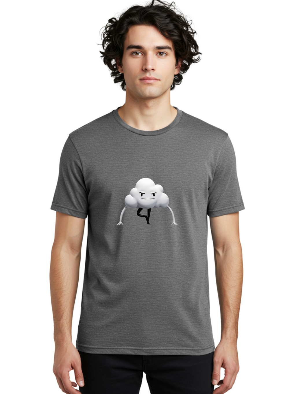 Angry-Cloud-Character Men'S Graphic Tee, 100% Cotton, Comfortable Casual Summer Wear, Machine Washable, Vintage Camera, Old Camera, Antique Camera, Black Camera, Classic Photography, Photography Equipment, Nostalgic Device, Film Camera, Bah433