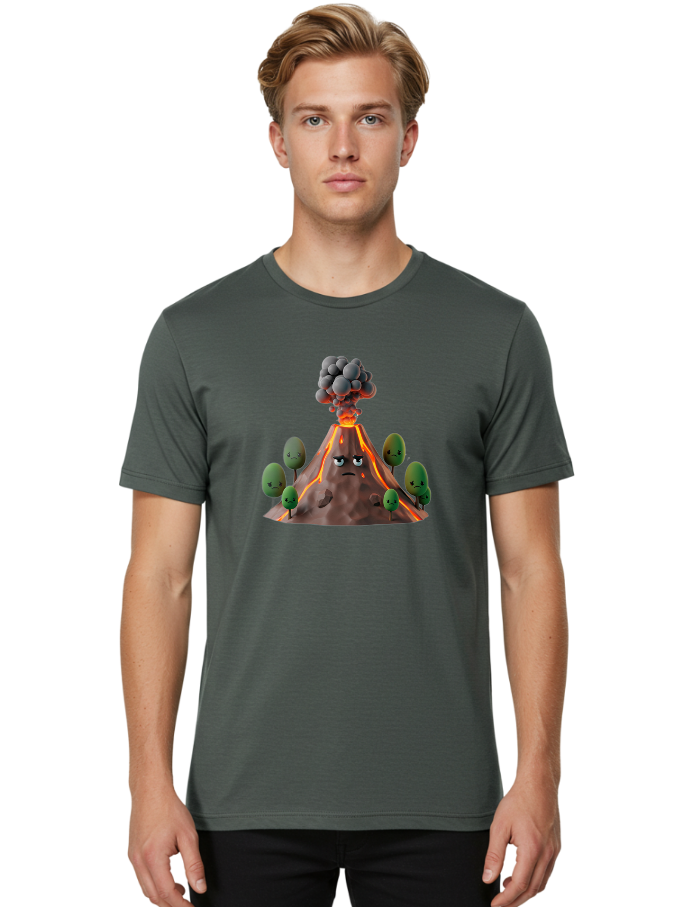 Angry-Volcano Men'S Graphic Tee, 100% Cotton, Comfortable Casual Summer Wear, Machine Washable, Vintage Camera, Old Camera, Antique Camera, Black Camera, Classic Photography, Photography Equipment, Nostalgic Device, Film Camera, Camera Art Bah435